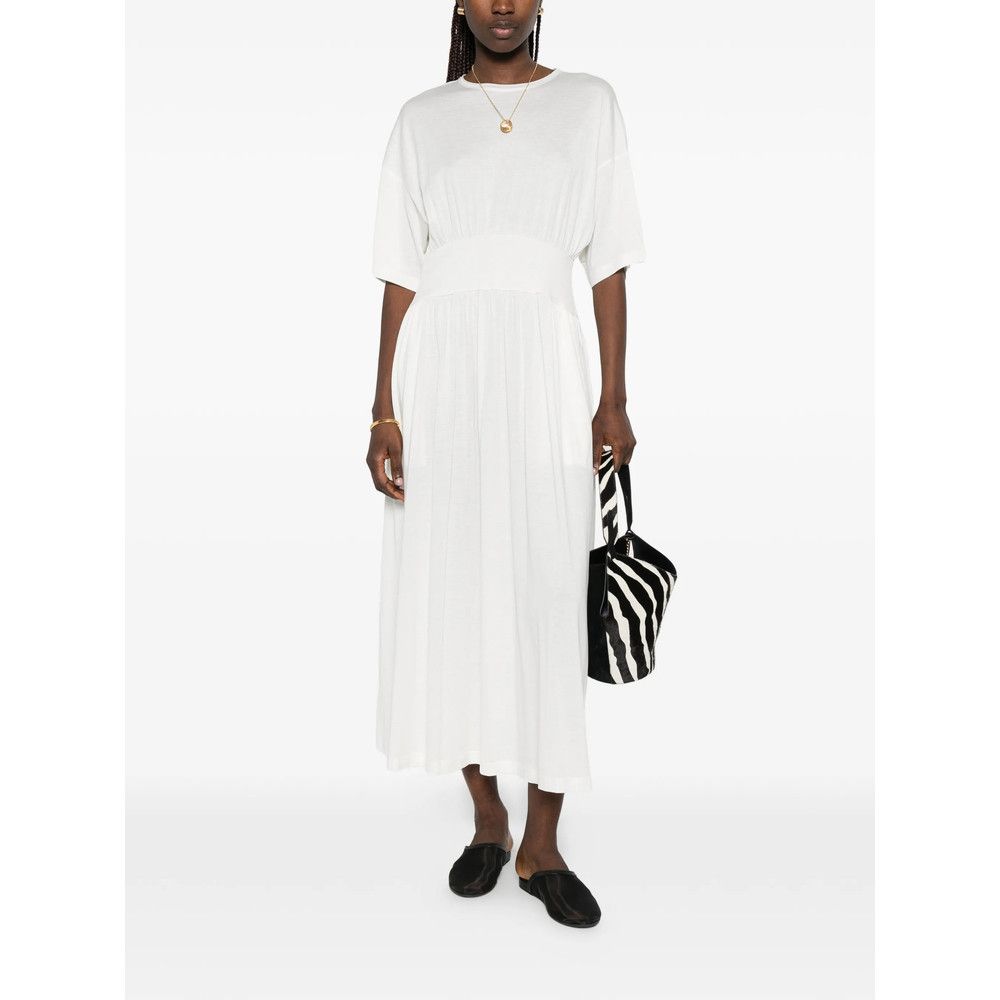 Toteme Toteme WHITE Dresses - Day Dresses Size S / US 4 / IT 40 - 4 Thumbnail