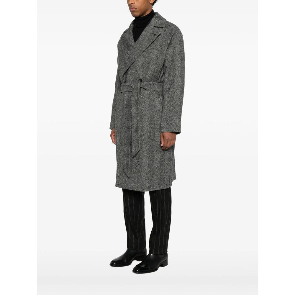 Tagliatore Tagliatore GREY Coats - Double Breasted Coats Size US M / EU 48-50 / 2 - 2 Thumbnail