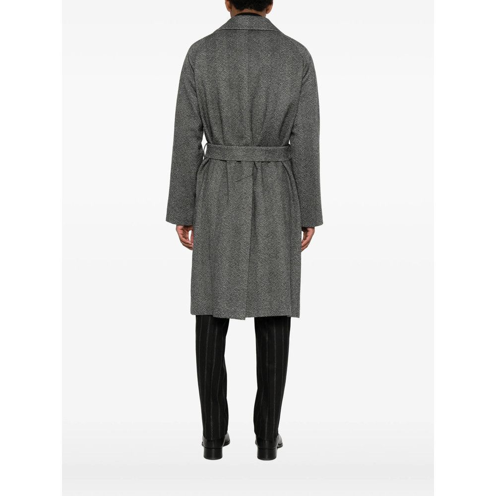 Tagliatore Tagliatore GREY Coats - Double Breasted Coats Size US M / EU 48-50 / 2 - 4 Thumbnail