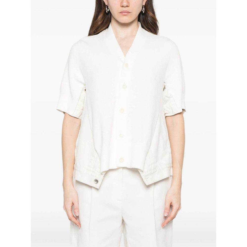 Sacai Sacai NEUTRALS Knitwear - Cardigans Size M / US 6-8 / IT 42-44 - 5 Thumbnail