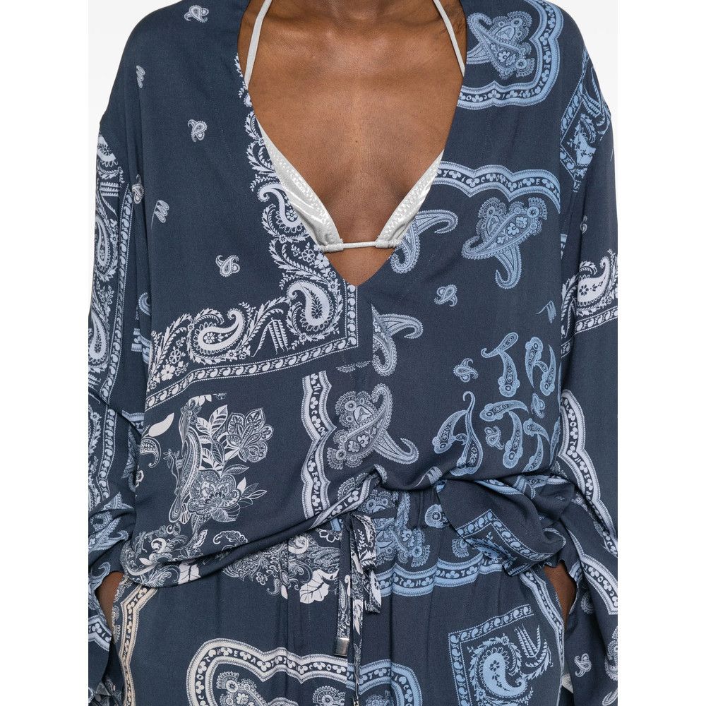 The Attico The Attico BLUE Tops - Blouses Size XS / US 0-2 / IT 36-38 - 2 Thumbnail