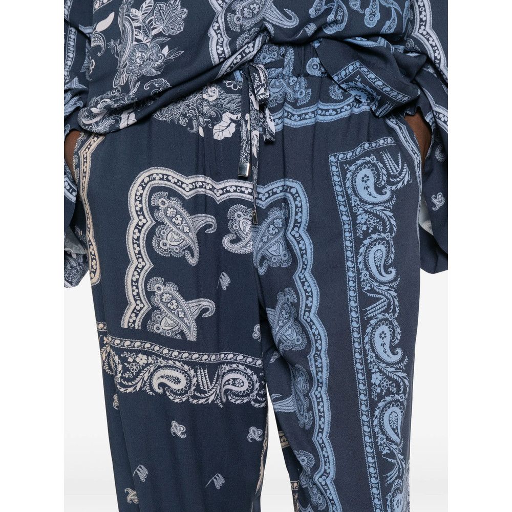 The Attico The Attico BLUE Trousers - Palazzo Pants Size 27" / US 4 / IT 40 - 3 Thumbnail