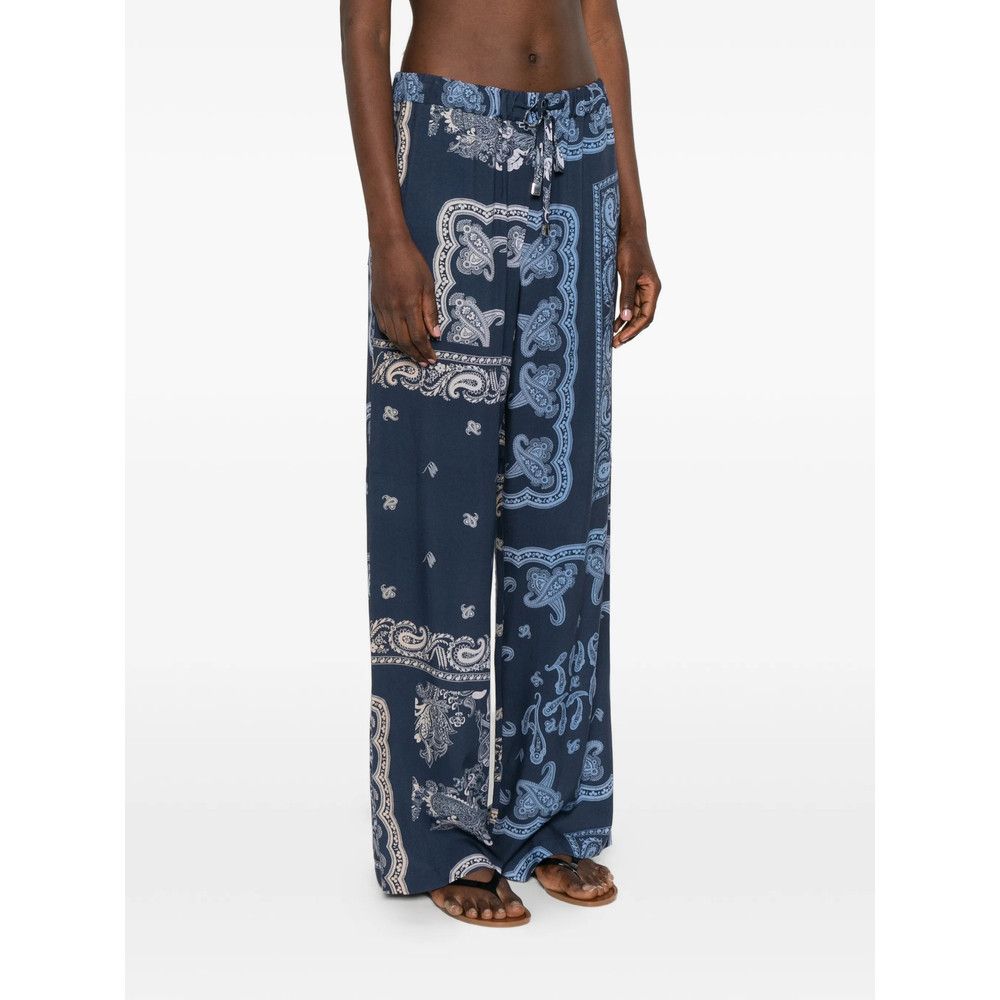 The Attico The Attico BLUE Trousers - Palazzo Pants Size 27" / US 4 / IT 40 - 4 Thumbnail