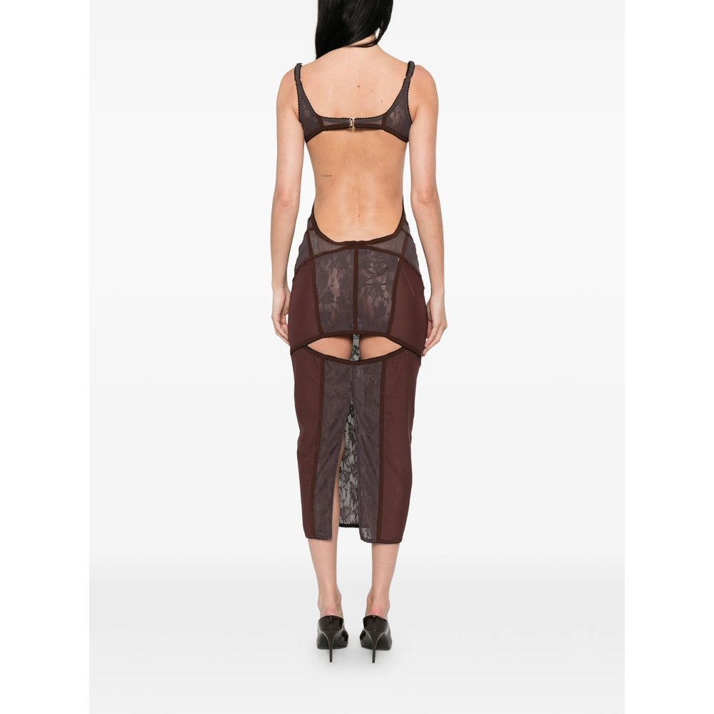 The Attico The Attico BROWN Dresses - Cocktail & Party Dresses Size M / US 6-8 / IT 42-44 - 2 Thumbnail