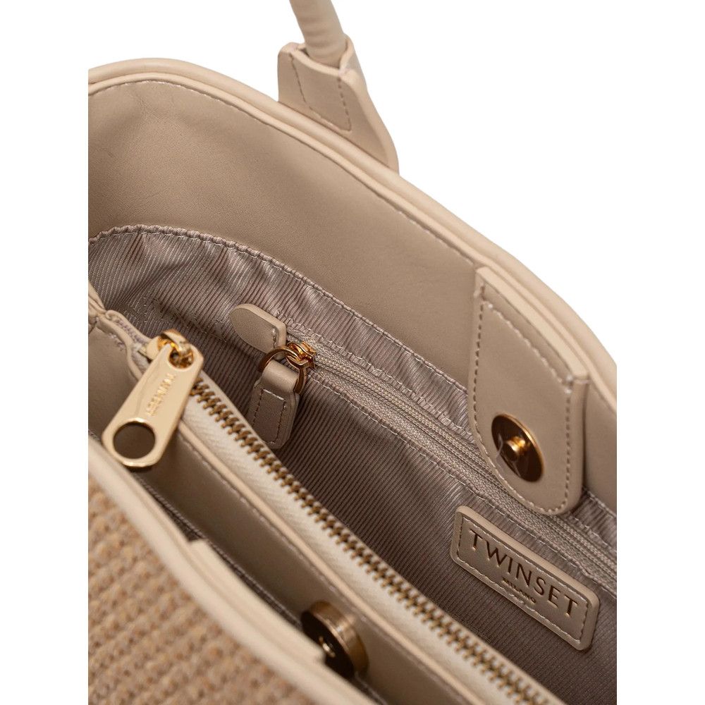 TWINSET Twinset NEUTRALS Tote Bags Size ONE SIZE - 3 Thumbnail