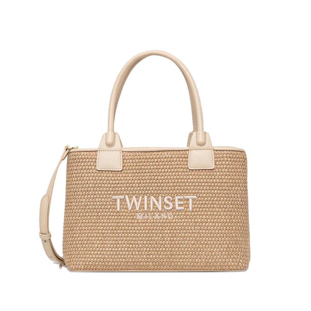 TWINSET Twinset NEUTRALS Tote Bags Size ONE SIZE - 2 Thumbnail