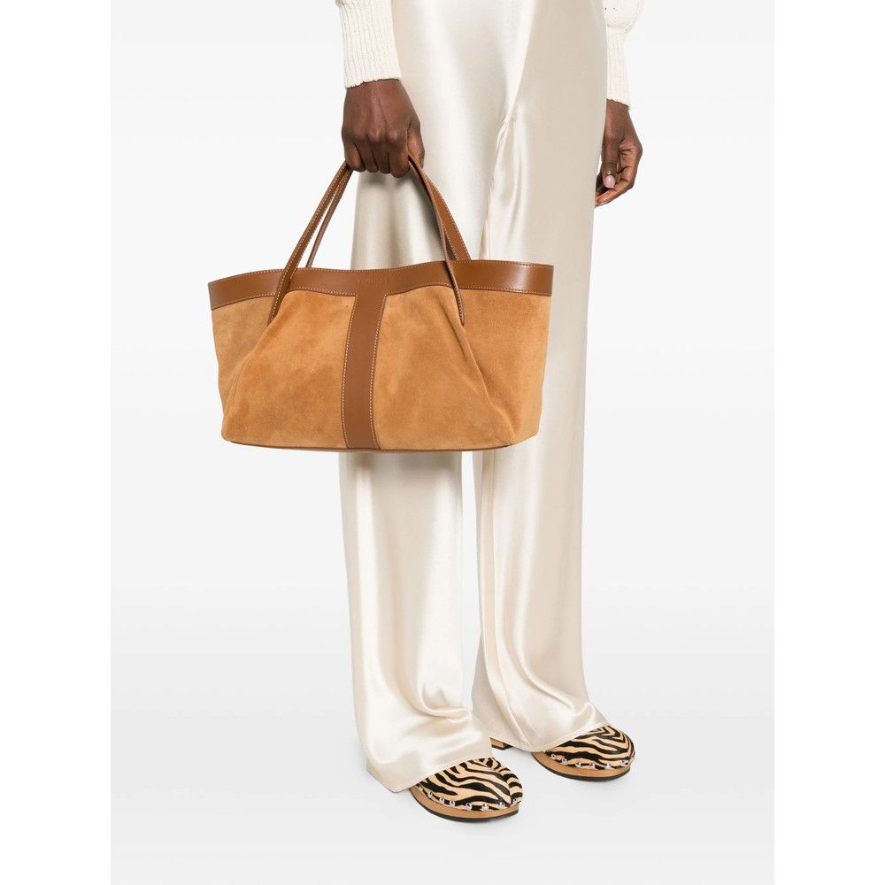 TWINSET Twinset BROWN Tote Bags Size ONE SIZE - 4 Thumbnail