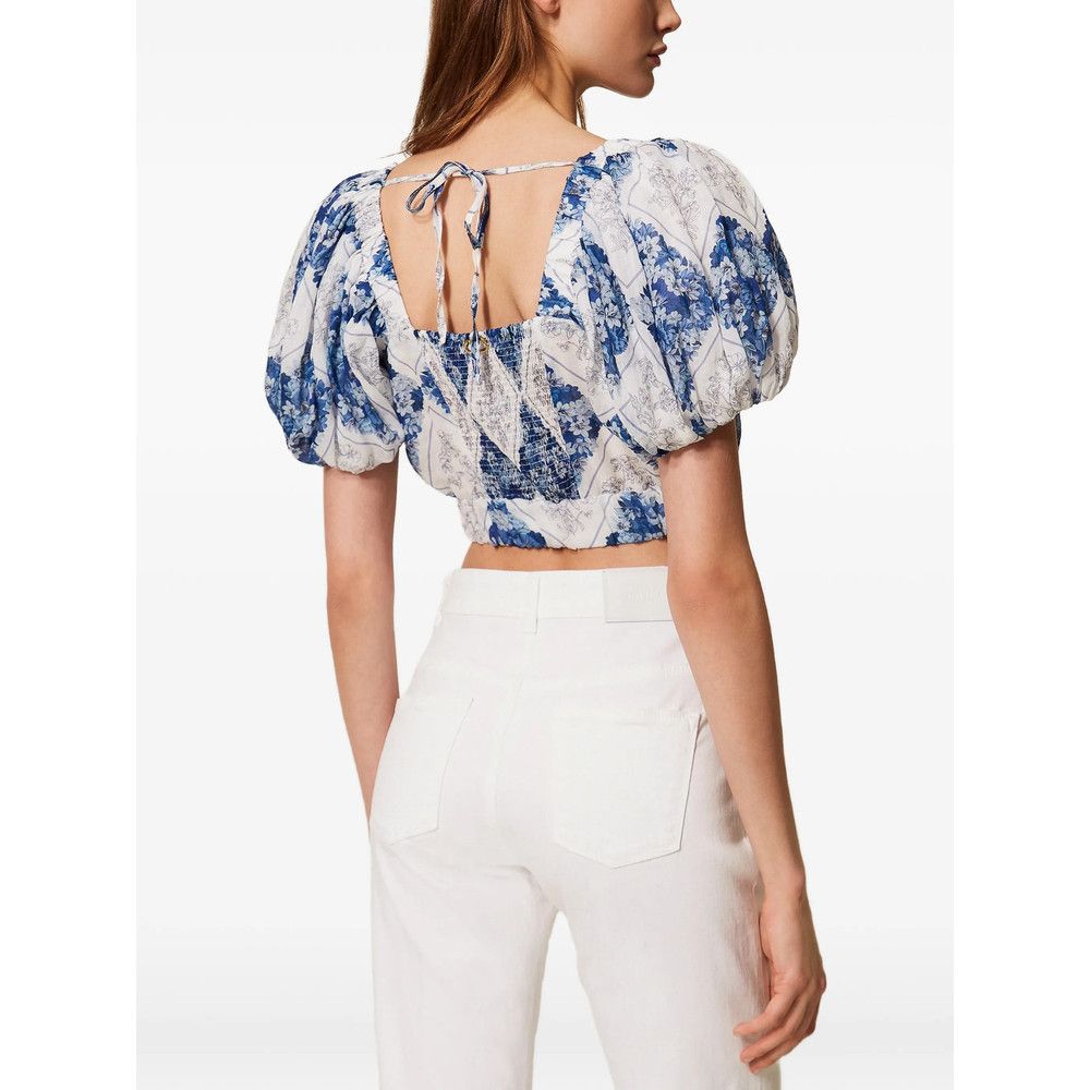 TWINSET Twinset WHITE Tops - Blouses Size M / US 6-8 / IT 42-44 - 2 Thumbnail