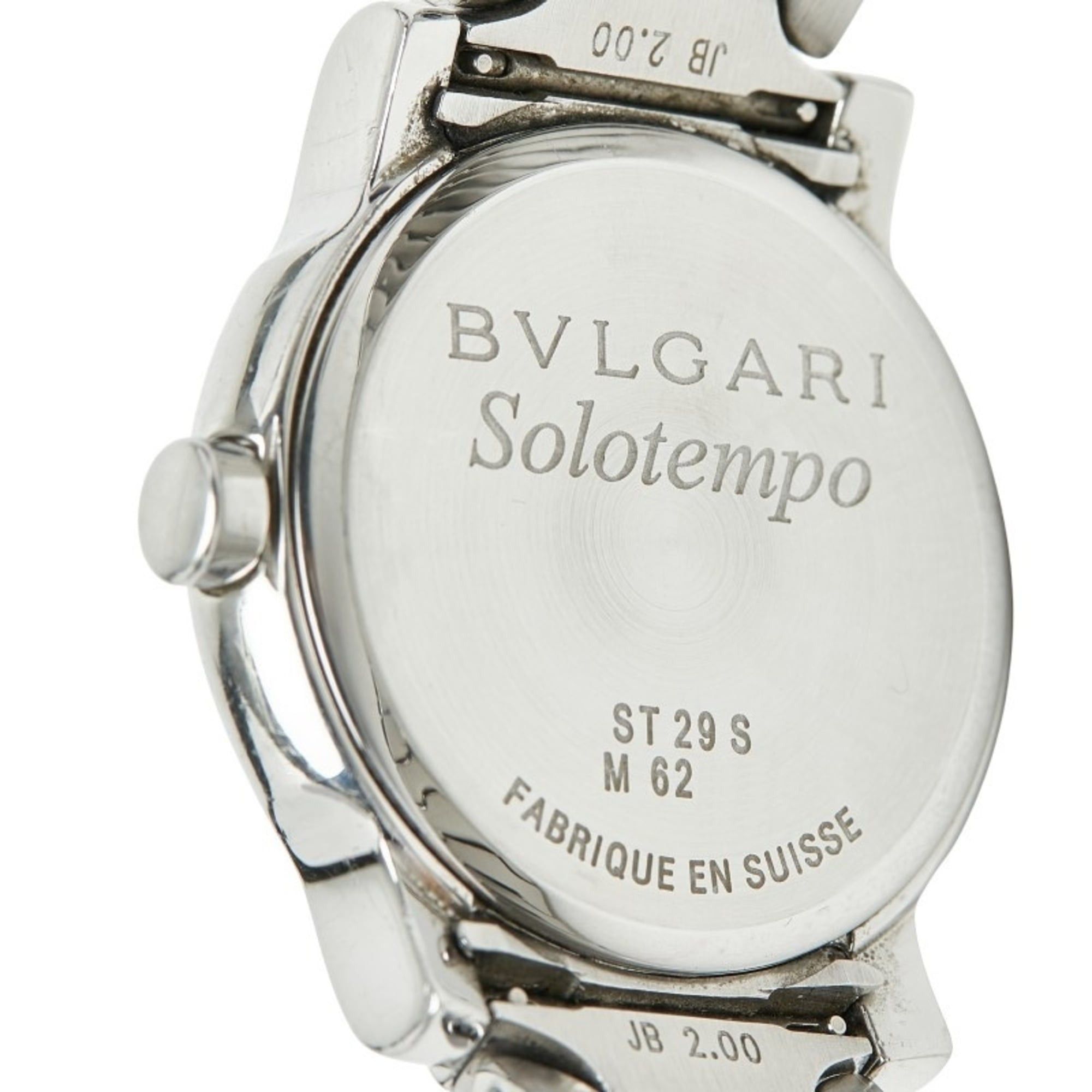 Bvlgari Bulgari Solotempo ST29S Quartz Watch, White Dial, Stainless Steel, Women's, BVLGARI Size ONE SIZE - 6 Thumbnail