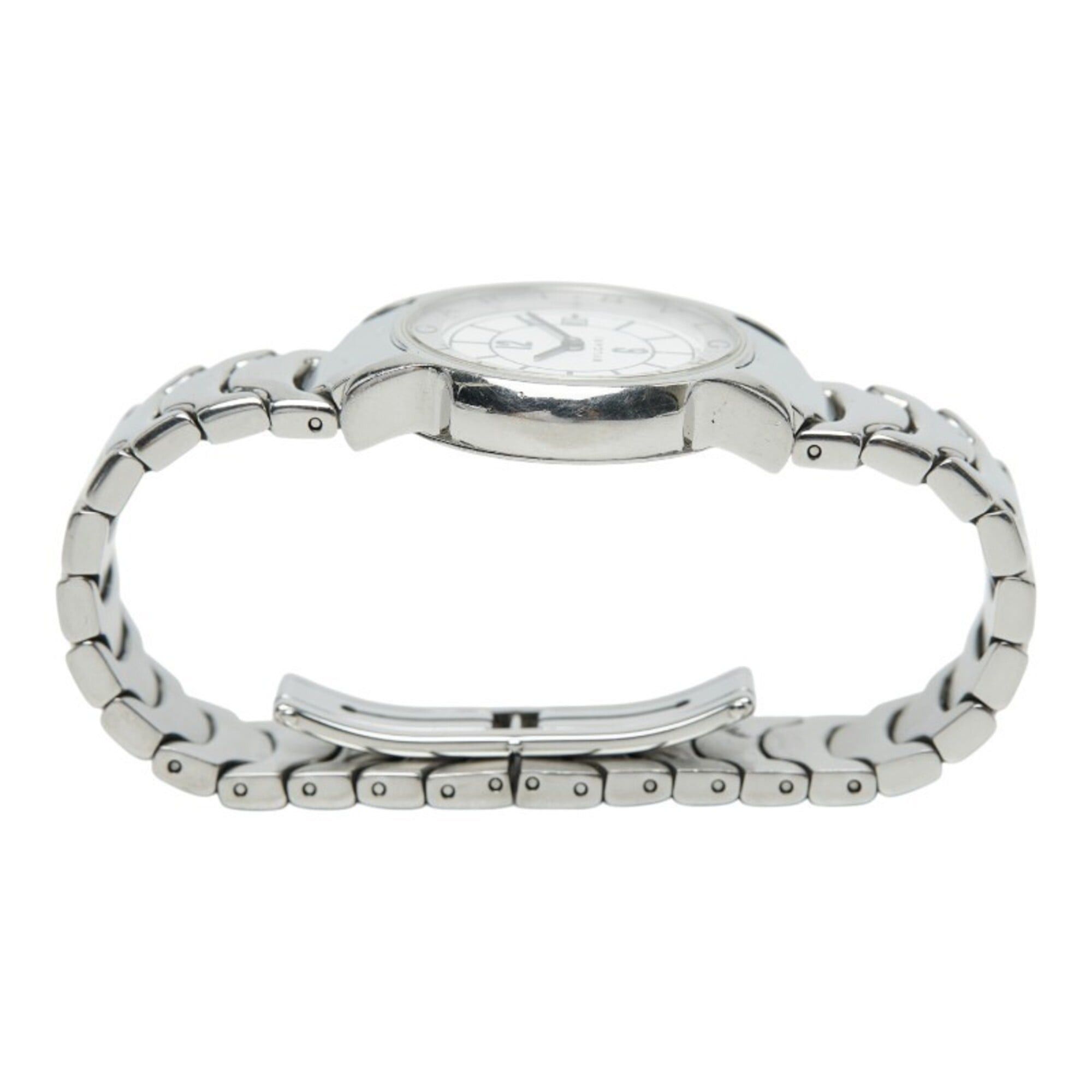Bvlgari Bulgari Solotempo ST29S Quartz Watch, White Dial, Stainless Steel, Women's, BVLGARI Size ONE SIZE - 4 Thumbnail