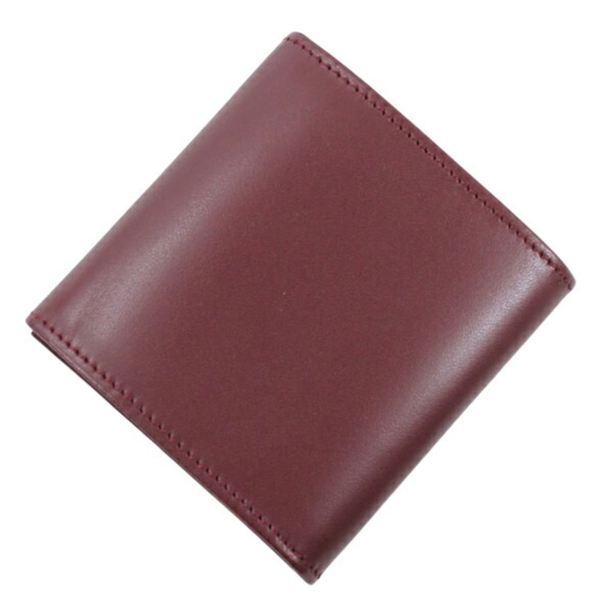 Cartier Cartier Wallet/Coin Case, Must Line, Bordeaux Calf Leather, Men's/Women's, T2865 Size ONE SIZE - 2 Thumbnail