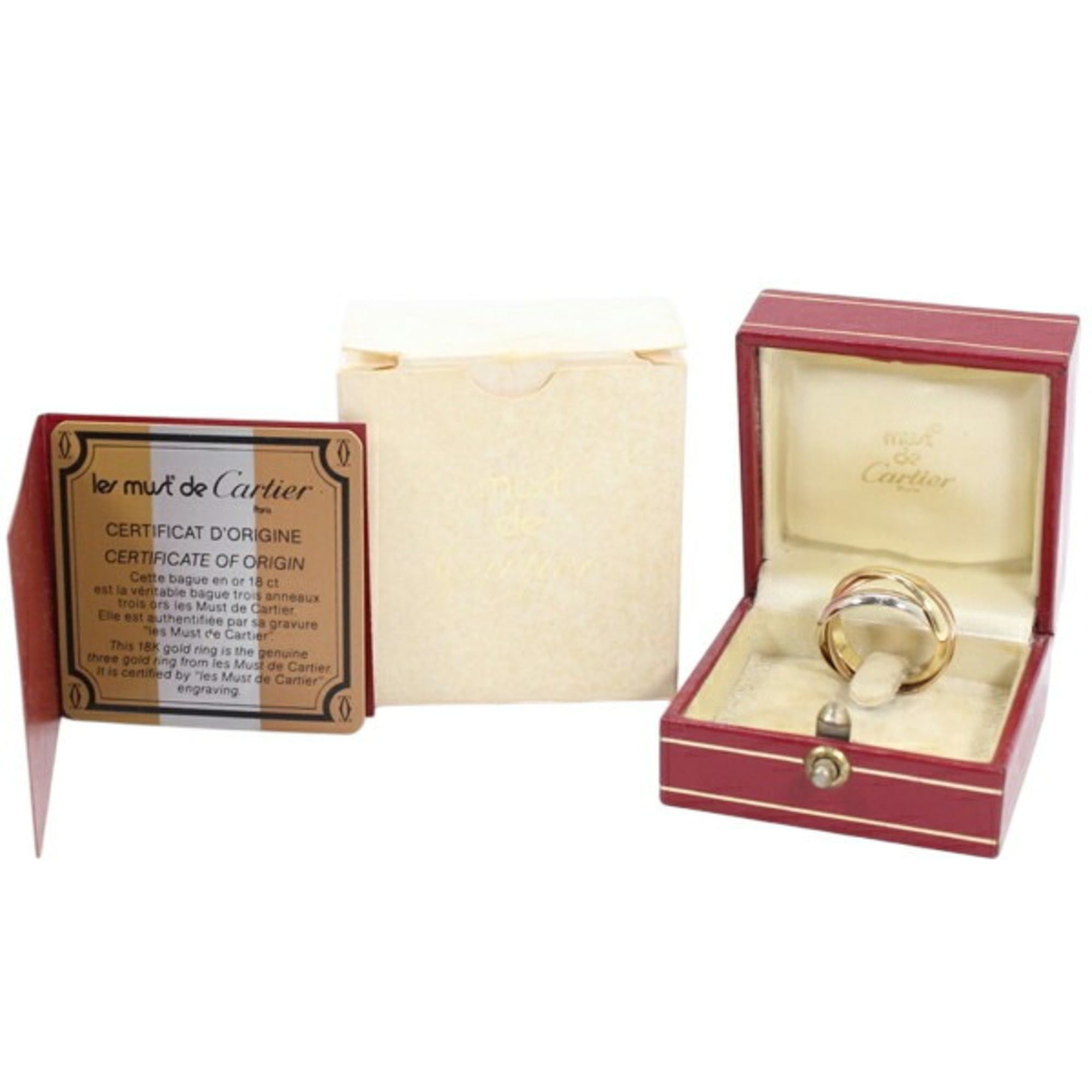 Cartier Cartier Trinity Classic MM 18K Gold Ring for Women and Men (MO1042) Size ONE SIZE - 8 Thumbnail