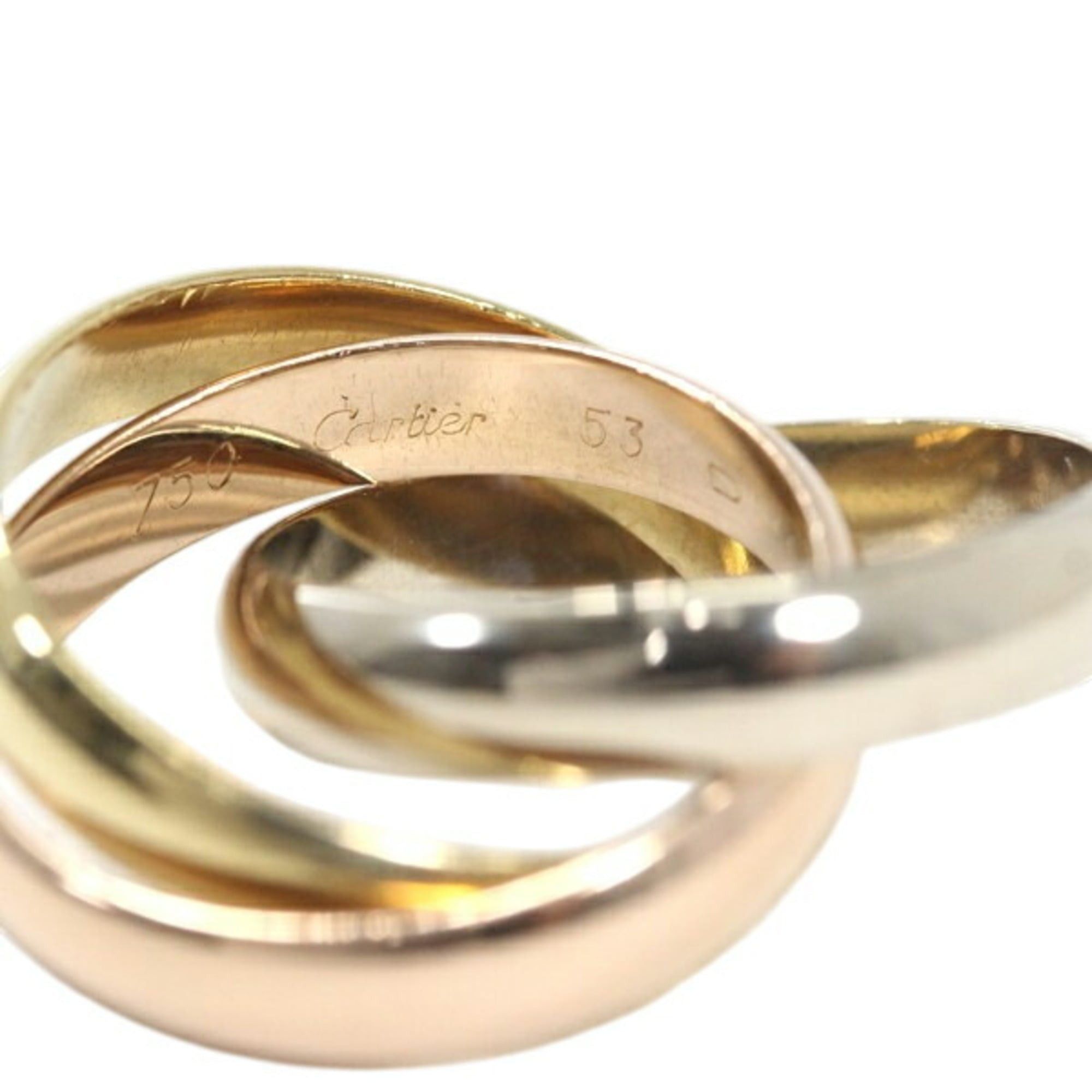 Cartier Cartier Trinity Ring 4mm, 18K Gold Ring, Women's/Men's, MO1034 Size ONE SIZE - 7 Thumbnail