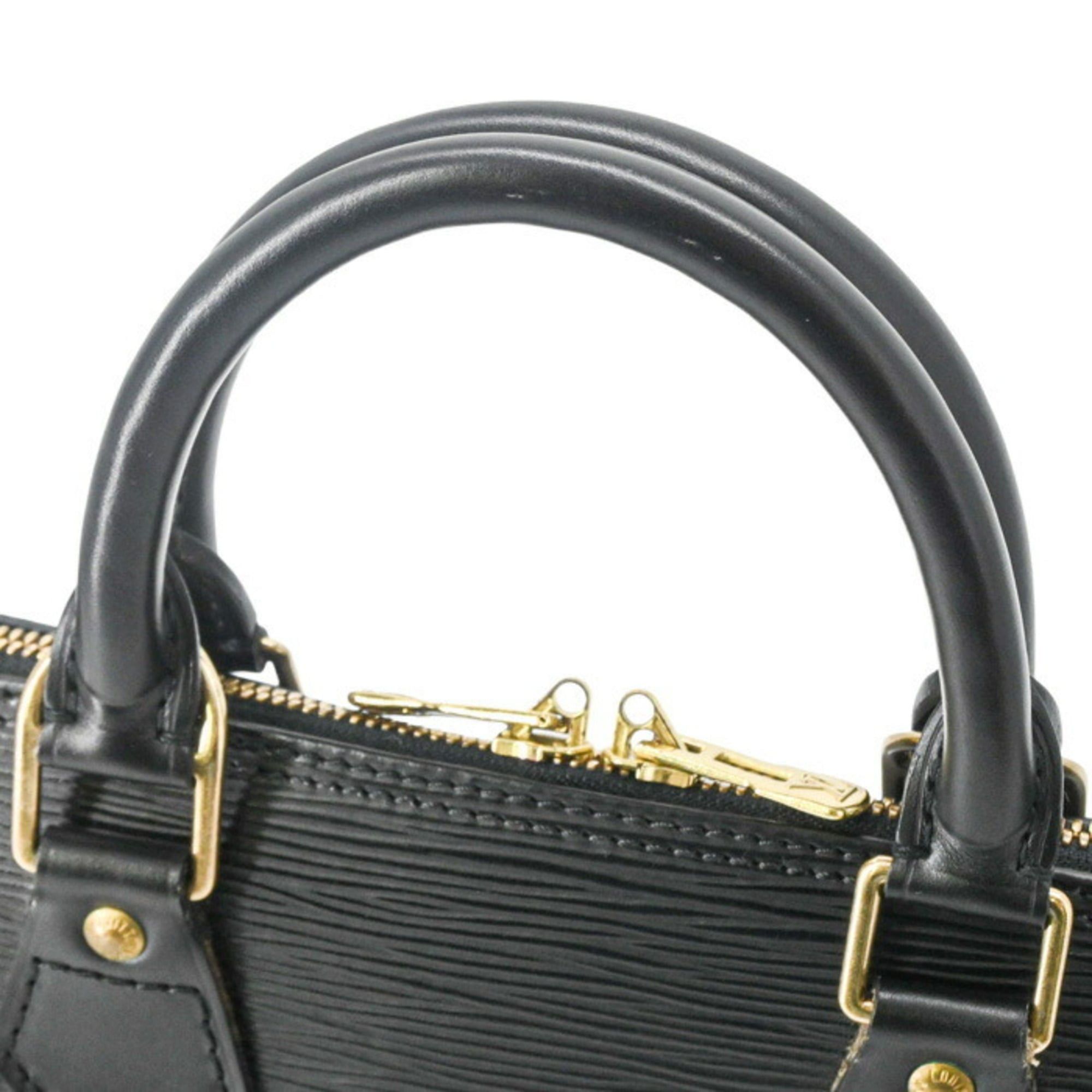 Louis Vuitton LOUIS VUITTON Alma Epi Noir Handbag Leather Bag Black Women's M52142 Size ONE SIZE - 10 Thumbnail
