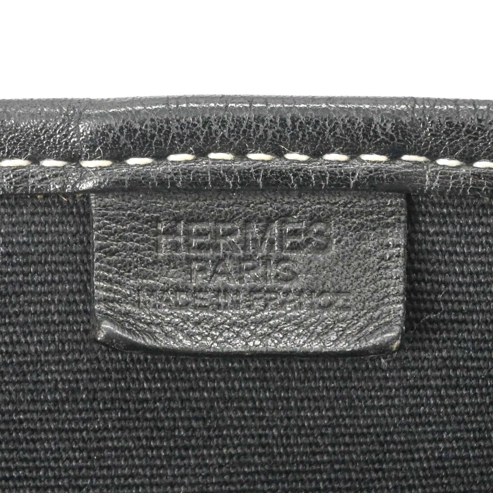 Hermes HERMES Buenaventura MM Shoulder Bag for Men and Women, Black Size ONE SIZE - 18 Thumbnail