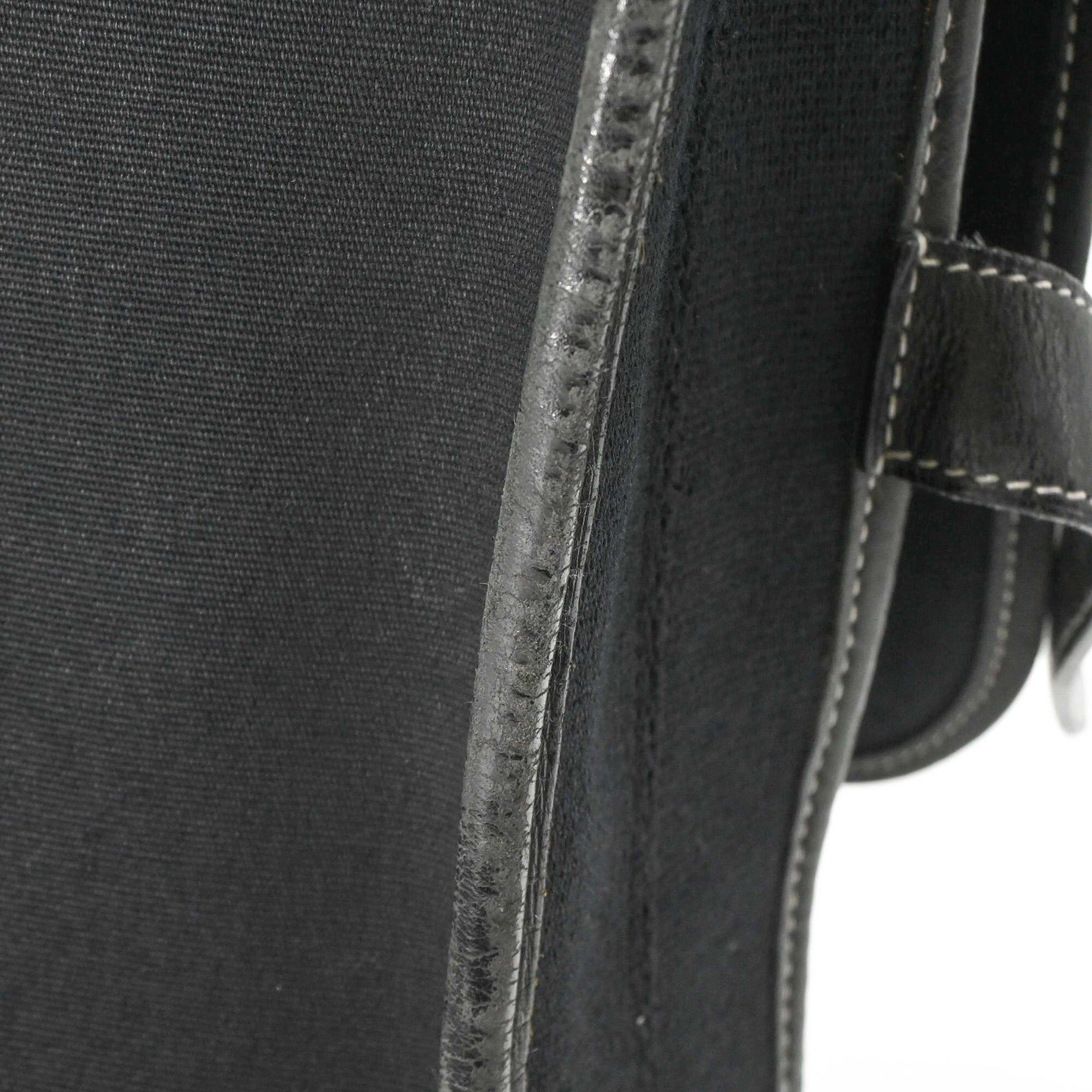 Hermes HERMES Buenaventura MM Shoulder Bag for Men and Women, Black Size ONE SIZE - 17 Thumbnail