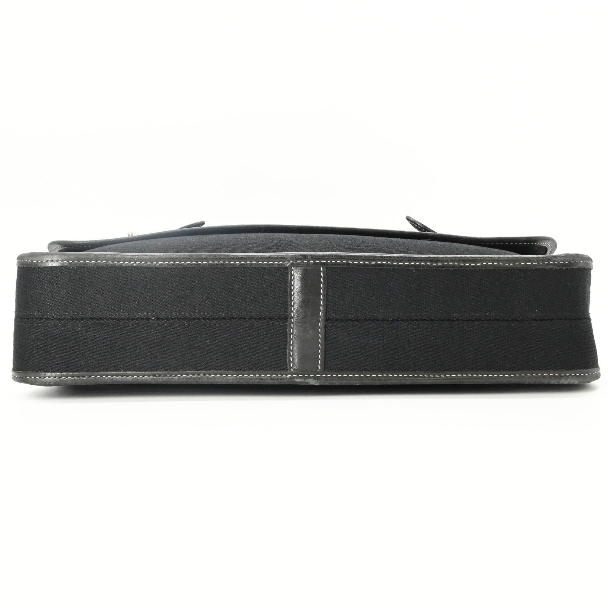 Hermes HERMES Buenaventura MM Shoulder Bag for Men and Women, Black Size ONE SIZE - 6 Thumbnail