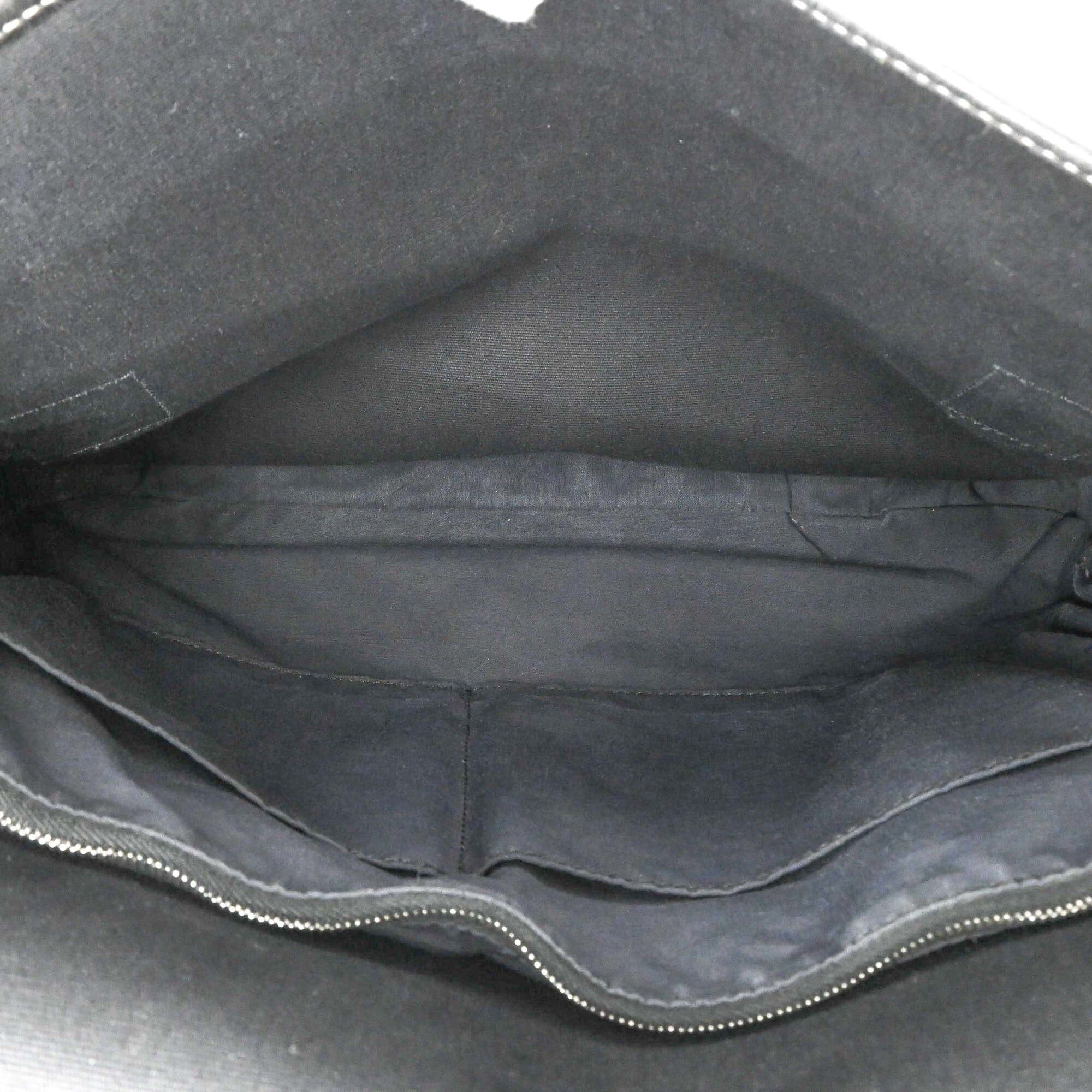 Hermes HERMES Buenaventura MM Shoulder Bag for Men and Women, Black Size ONE SIZE - 12 Thumbnail