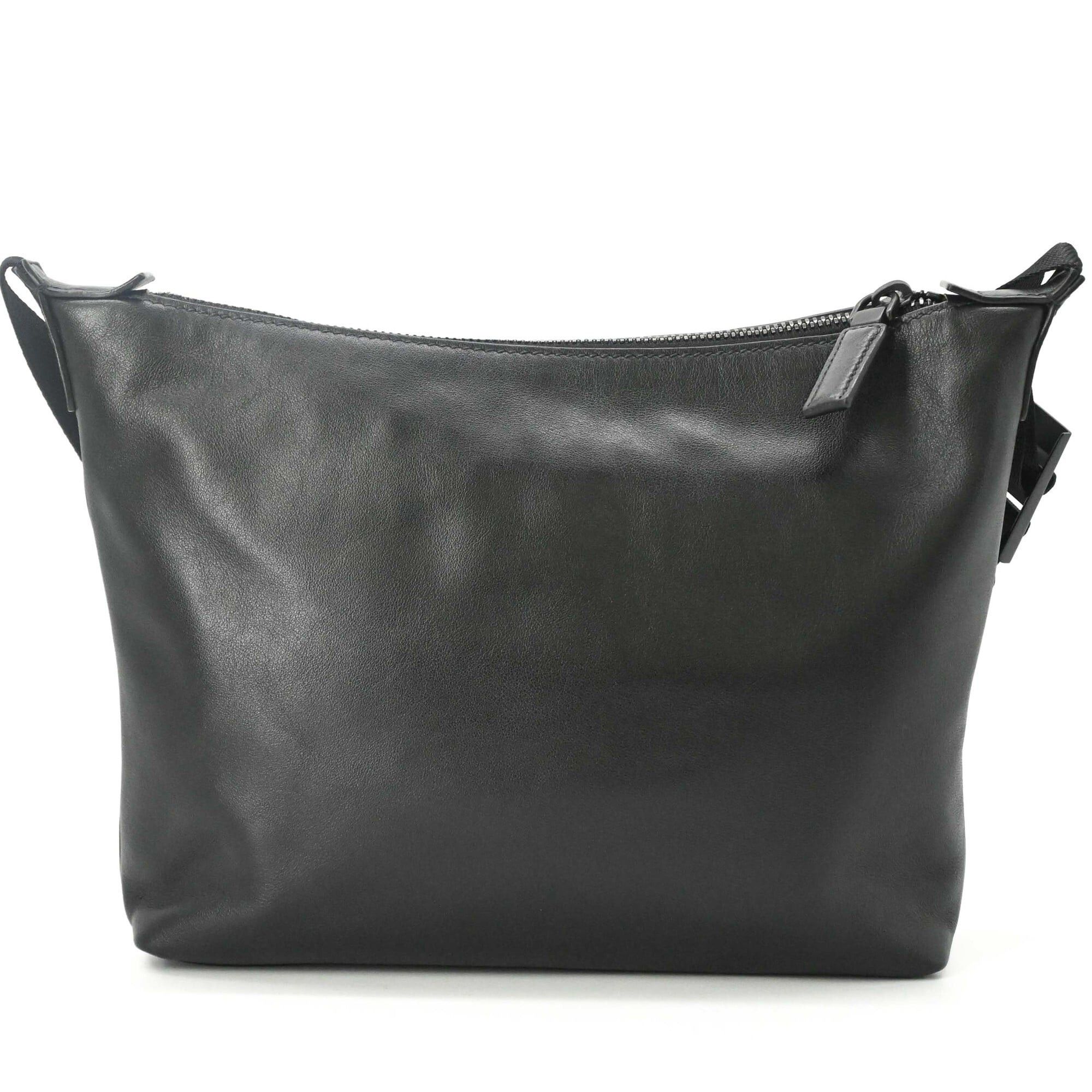 Prada Prada Shoulder Bag Leather Triangle Black Blue 2VH078 Size ONE SIZE - 3 Thumbnail