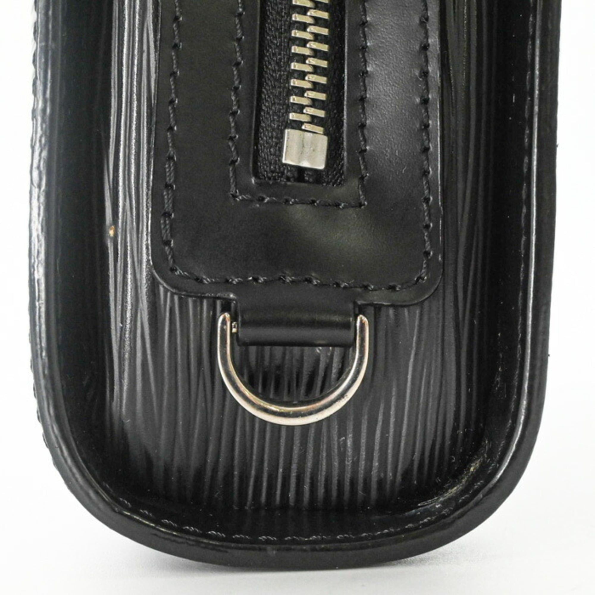 Louis Vuitton LOUIS VUITTON Epi Neo Oche Clutch Bag Leather Noir M54172 Size ONE SIZE - 7 Thumbnail