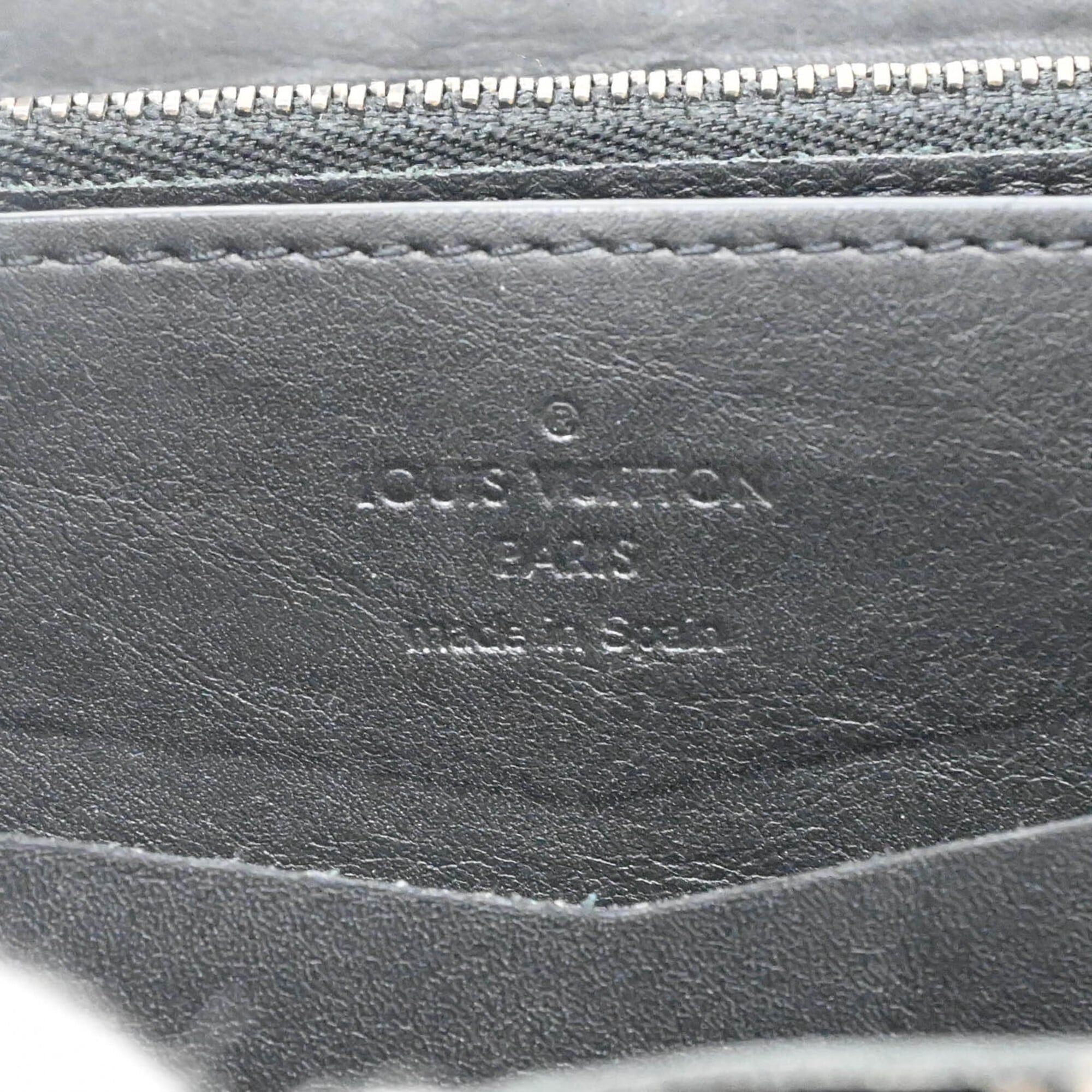 Louis Vuitton LOUIS VUITTON Damier Infini Zippy XL Round Organizer Long Wallet with Handle, Black N61254 Size ONE SIZE - 12 Thumbnail