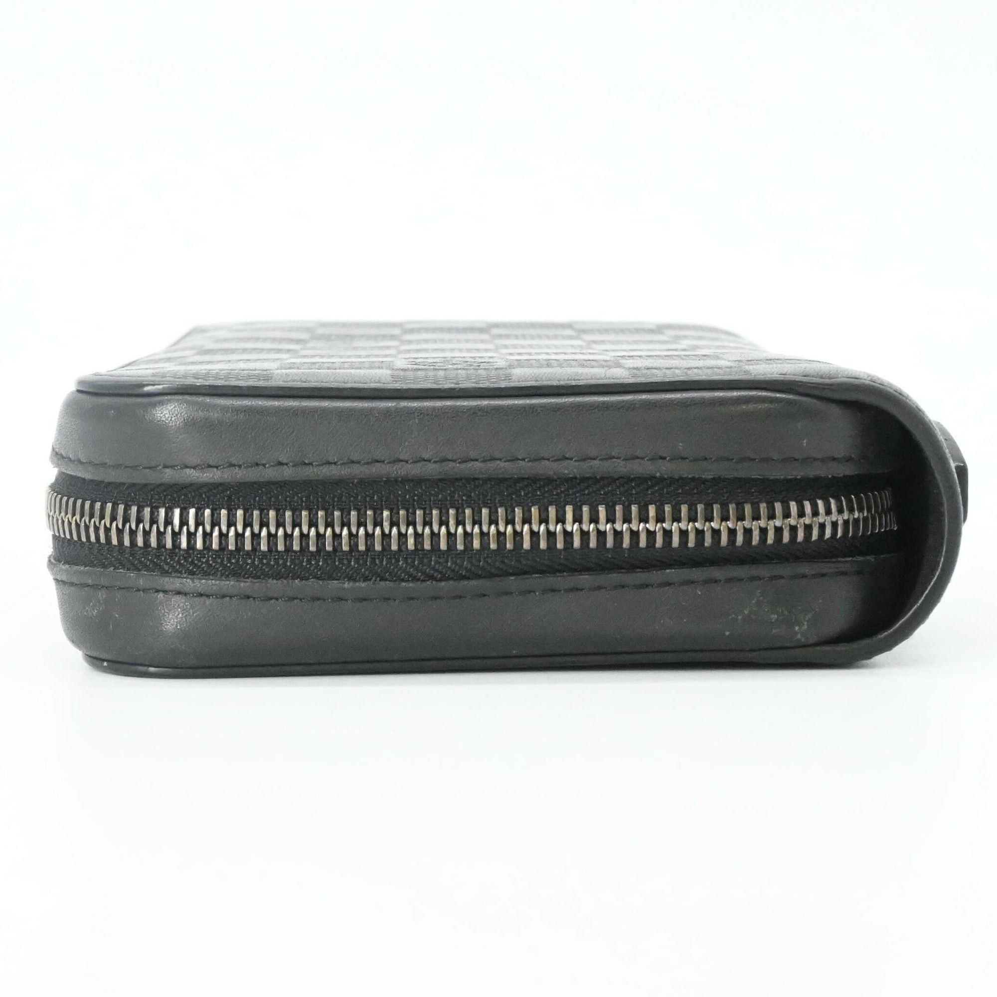 Louis Vuitton LOUIS VUITTON Damier Infini Zippy XL Round Organizer Long Wallet with Handle, Black N61254 Size ONE SIZE - 5 Thumbnail