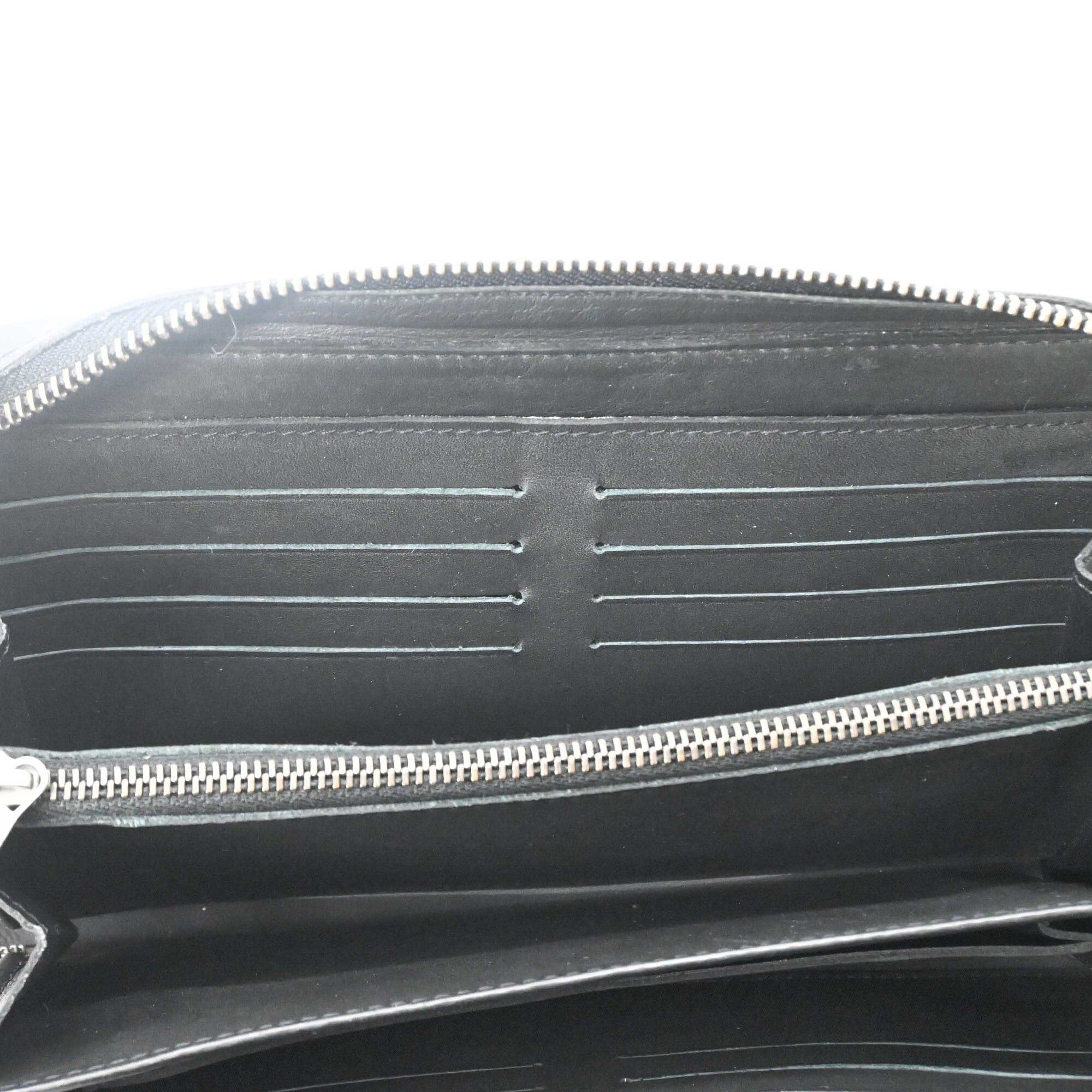 Louis Vuitton LOUIS VUITTON Damier Infini Zippy XL Round Organizer Long Wallet with Handle, Black N61254 Size ONE SIZE - 14 Thumbnail