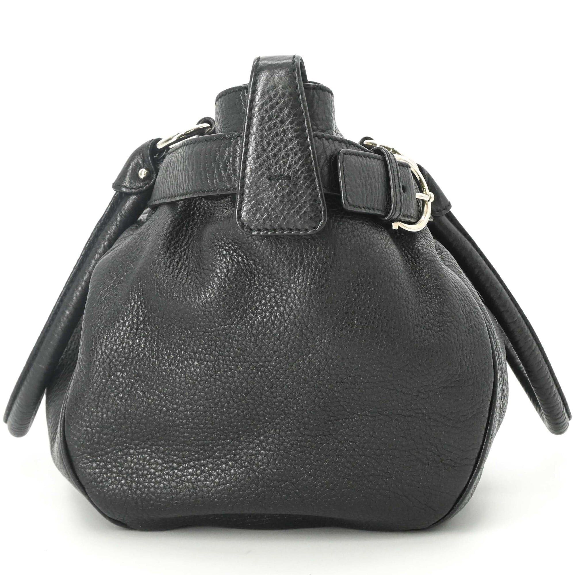 Salvatore Ferragamo Salvatore Ferragamo Gancini Handbag for Women, Black Size ONE SIZE - 4 Thumbnail