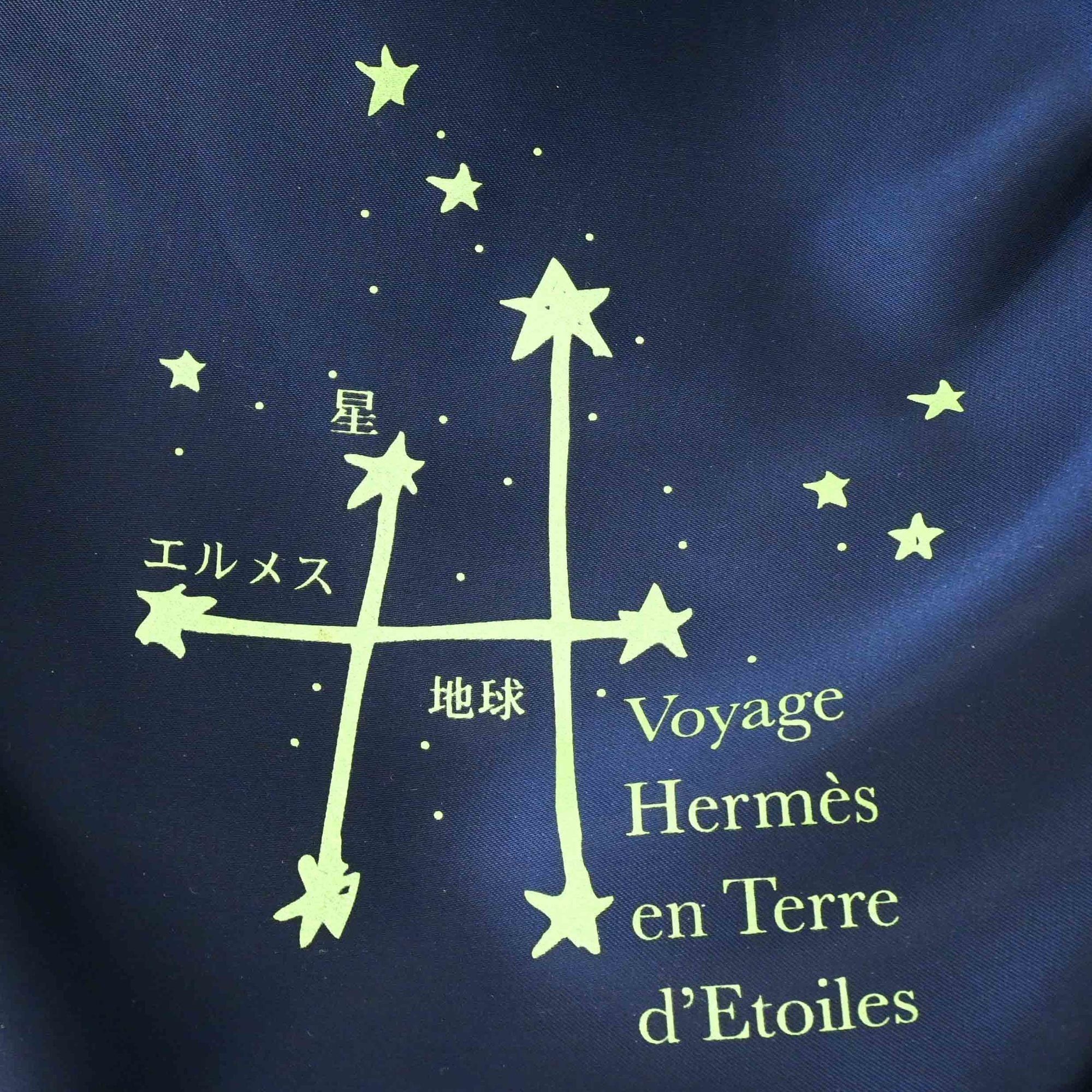 Hermes HERMES Sherpa Star-Gazing Exhibition 2000 Limited Edition Nylon Backpack Rucksack for Women Navy Green Size ONE SIZE - 10 Thumbnail