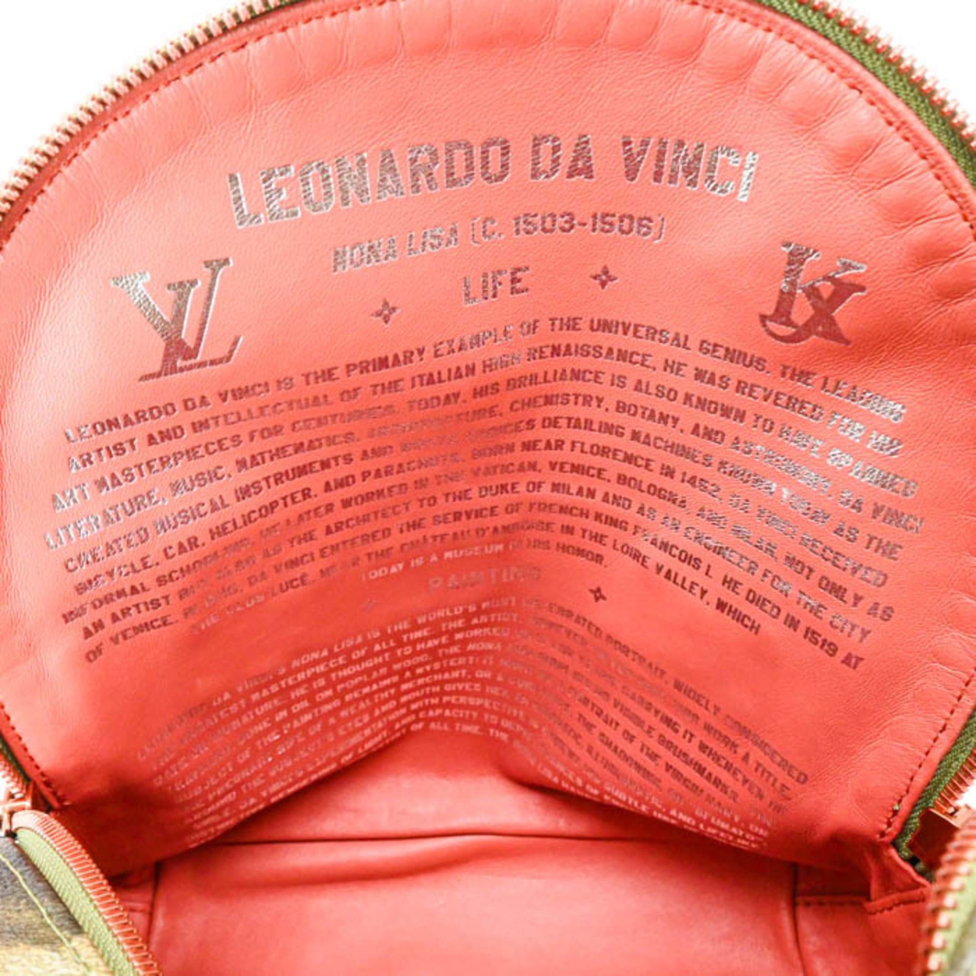 Louis Vuitton Louis Vuitton Mona Lisa Backpack Palm Springs Masters Collection Pink Green M43375 Size ONE SIZE - 13 Thumbnail