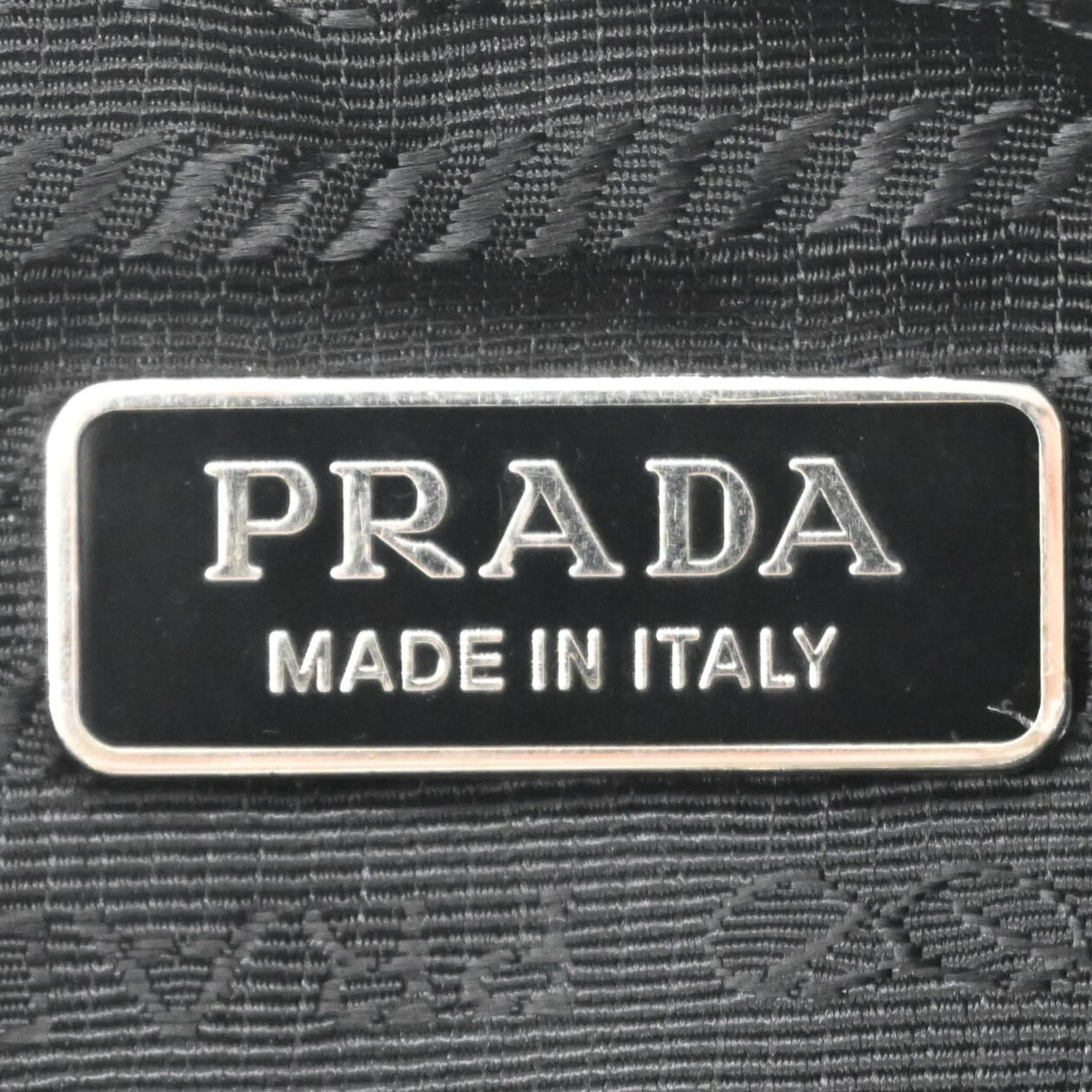 Prada PRADA Re-Nylon Re-Edition 2005 Sequin Handbag Shoulder Bag for Women, Black Size ONE SIZE - 10 Thumbnail