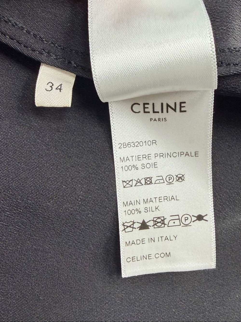 Celine Celine Silk Button Up Blouse Size 34 Size XS / US 0-2 / IT 36-38 - 4 Thumbnail