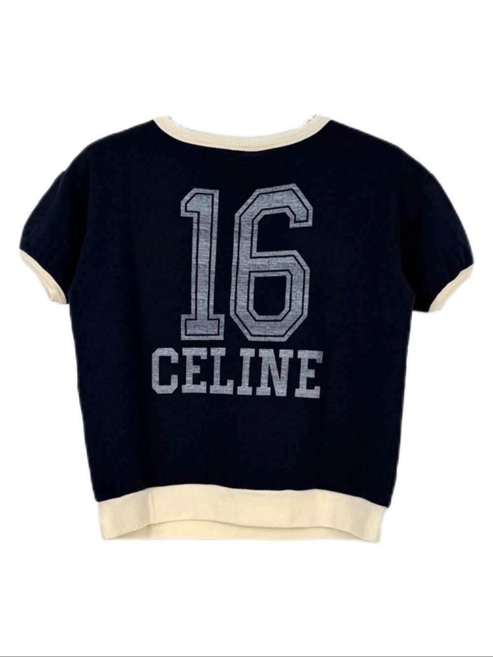 Celine CELINE 16 Logo Short Sleeve T-Shirt Size XS Size XS / US 0-2 / IT 36-38 - 2 Thumbnail