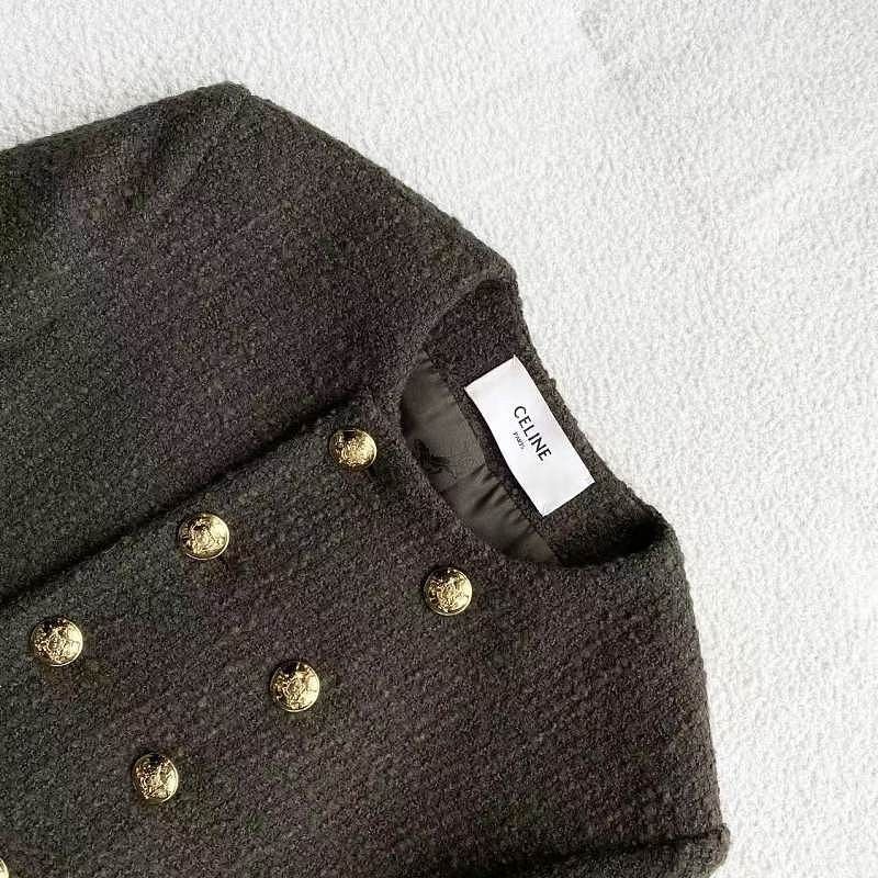 Celine Celine Bouclé Tweed Jacket Size 36 Size XS / US 0-2 / IT 36-38 - 3 Thumbnail