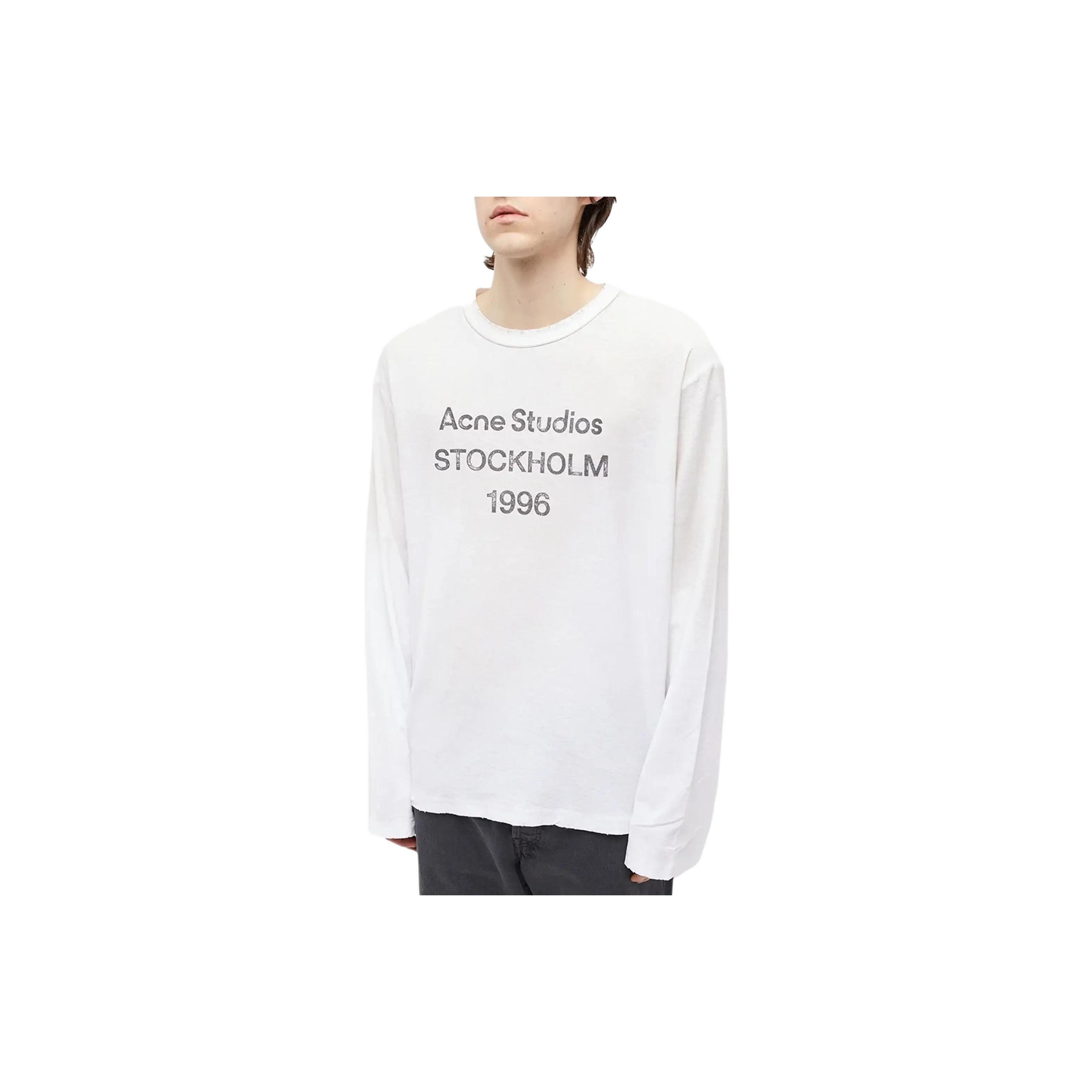 Acne Studios Acne Studios Logo Long Sleeve T-Shirt XL Size US XL / EU 56 / 4 - 9 Thumbnail
