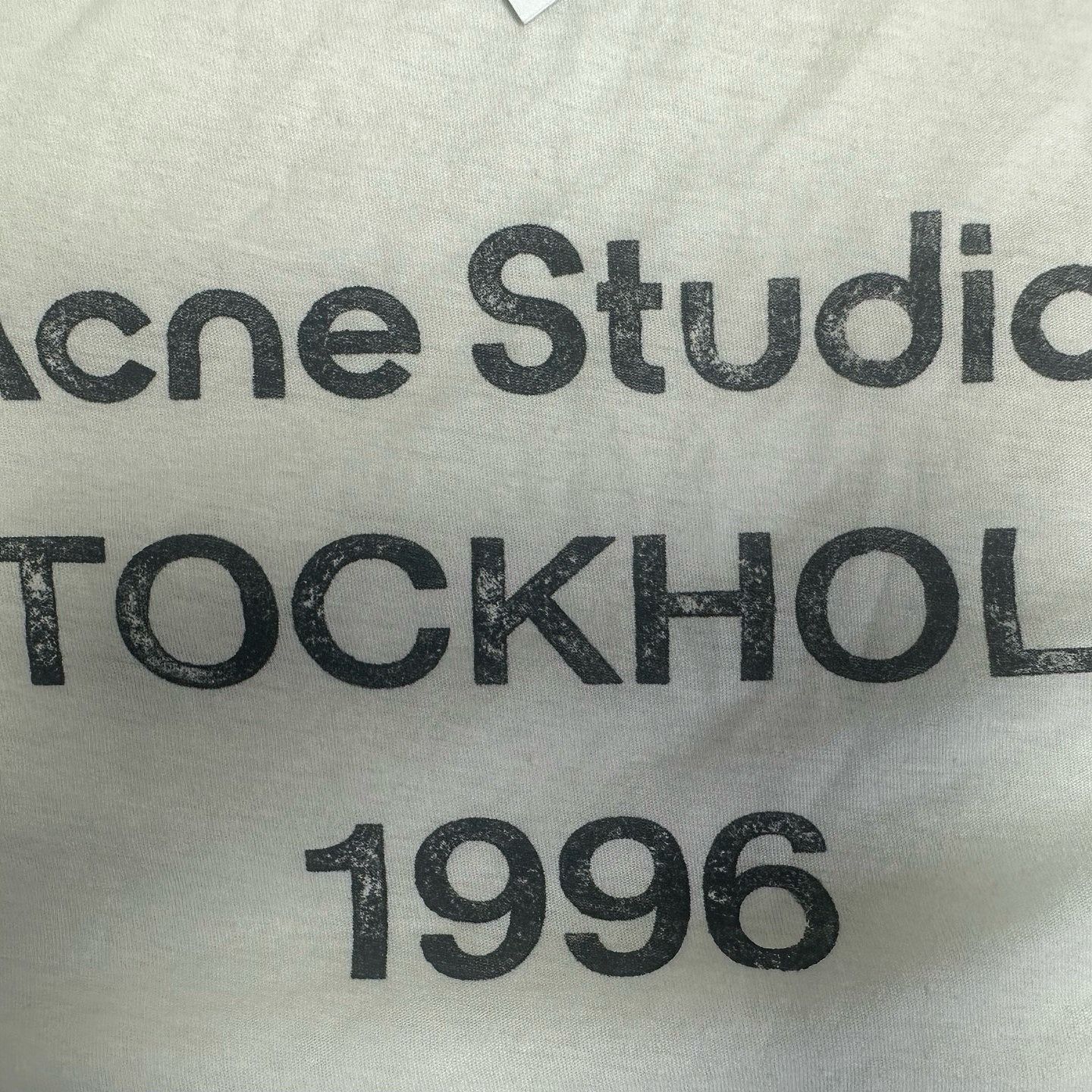 Acne Studios Acne Studios Logo Long Sleeve T-Shirt XL Size US XL / EU 56 / 4 - 6 Thumbnail