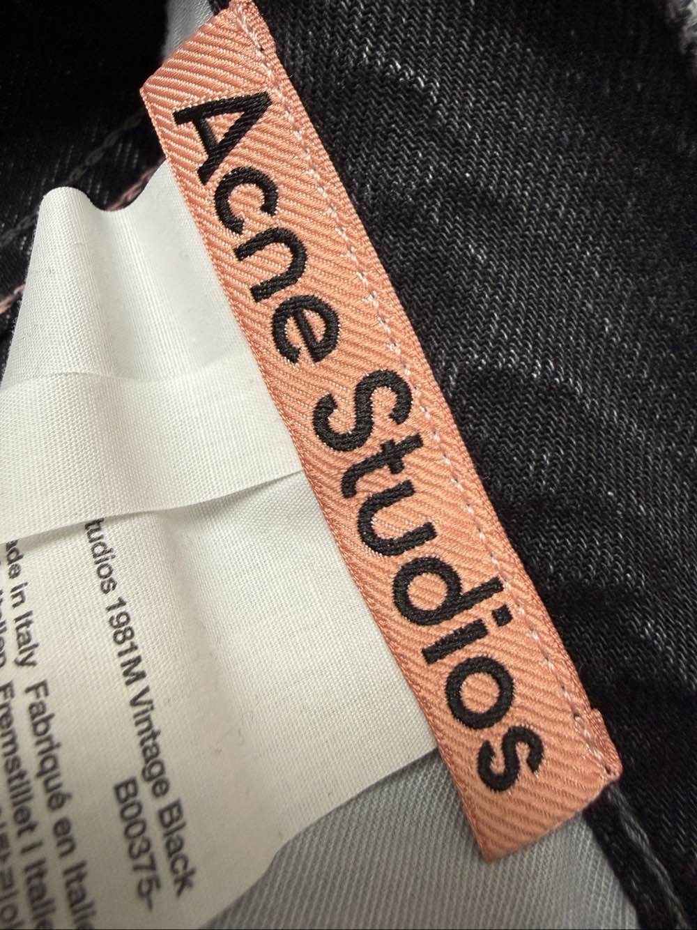 Acne Studios Acne Studios 1981M Vintage Black Denim Jeans Size 48 Size US 32 / EU 48 - 3 Thumbnail