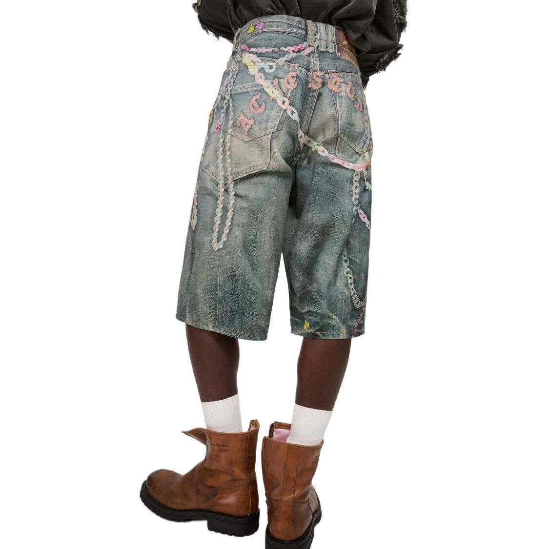 Acne Studios Acne Studios Chained Denim Shorts Size 30 Size US 30 / EU 46 - 8 Thumbnail