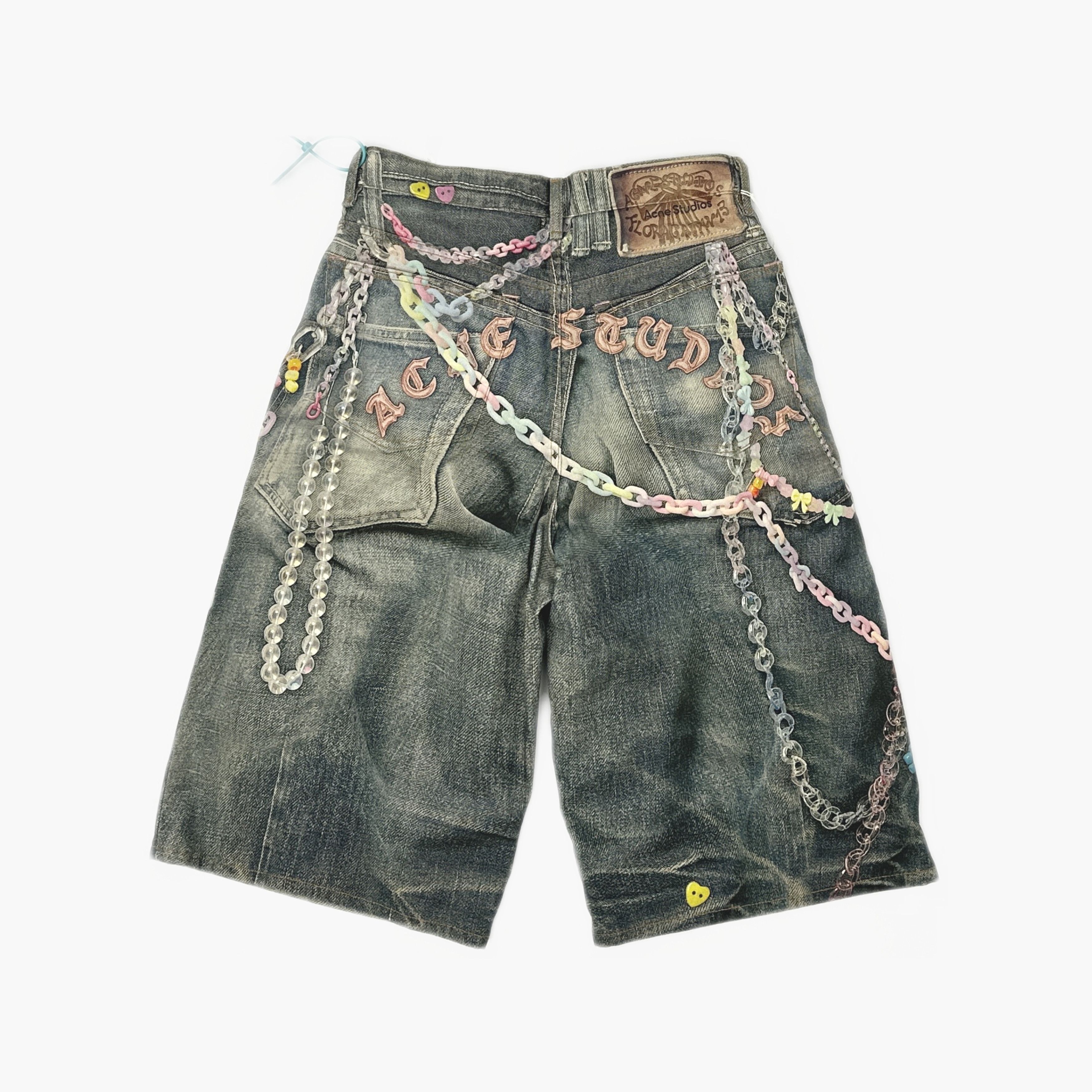 Acne Studios Acne Studios Chained Denim Shorts Size 30 Size US 30 / EU 46 - 2 Thumbnail