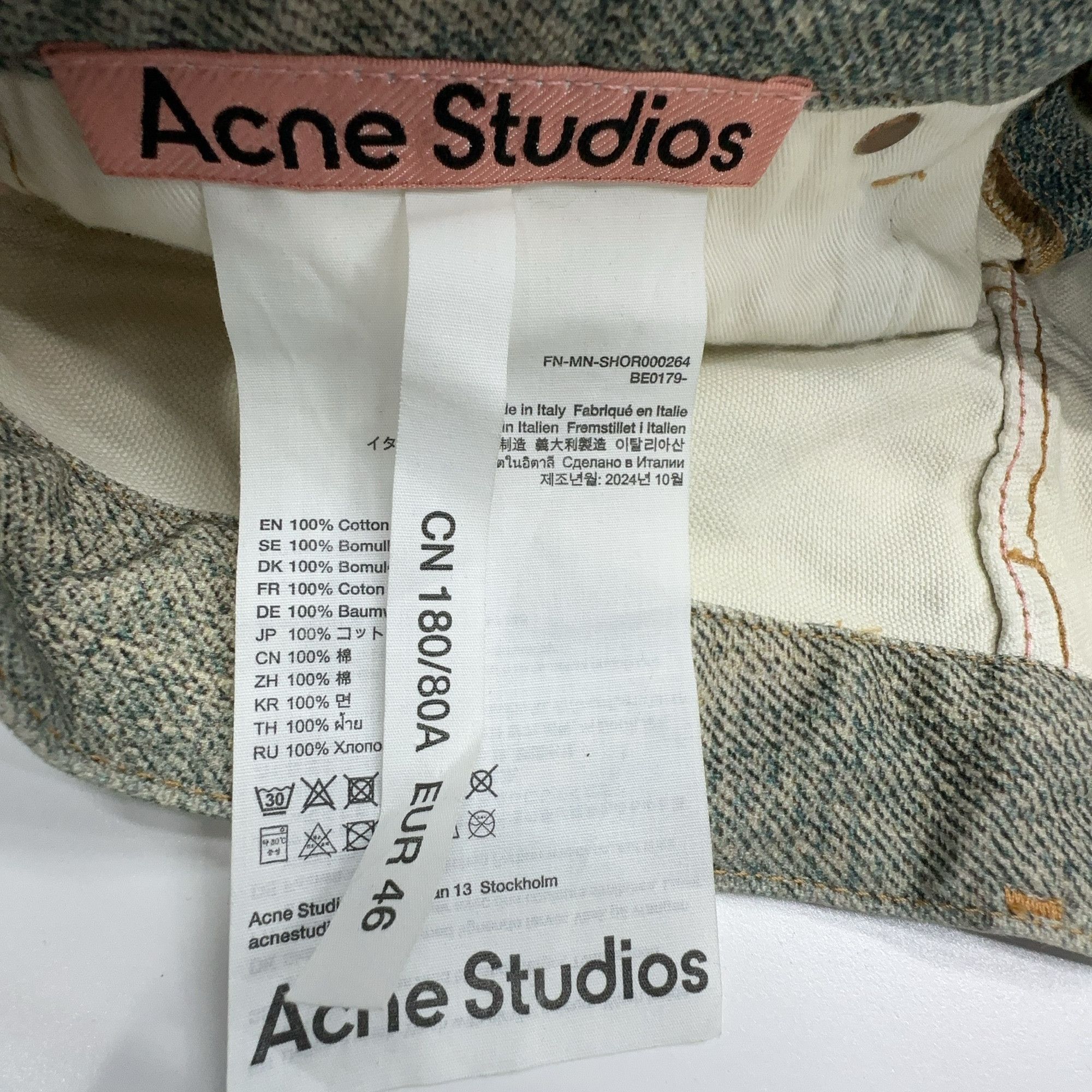 Acne Studios Acne Studios Chained Denim Shorts Size 30 Size US 30 / EU 46 - 3 Thumbnail