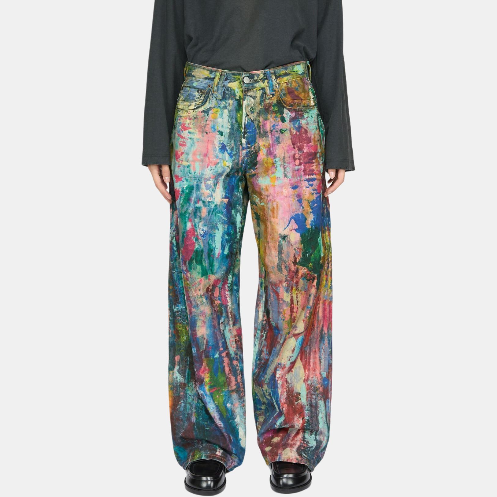 Acne Studios Acne Studios Multicolor Paint Jeans Size 34 Size 25" / US 0 / IT 36 - 5 Thumbnail