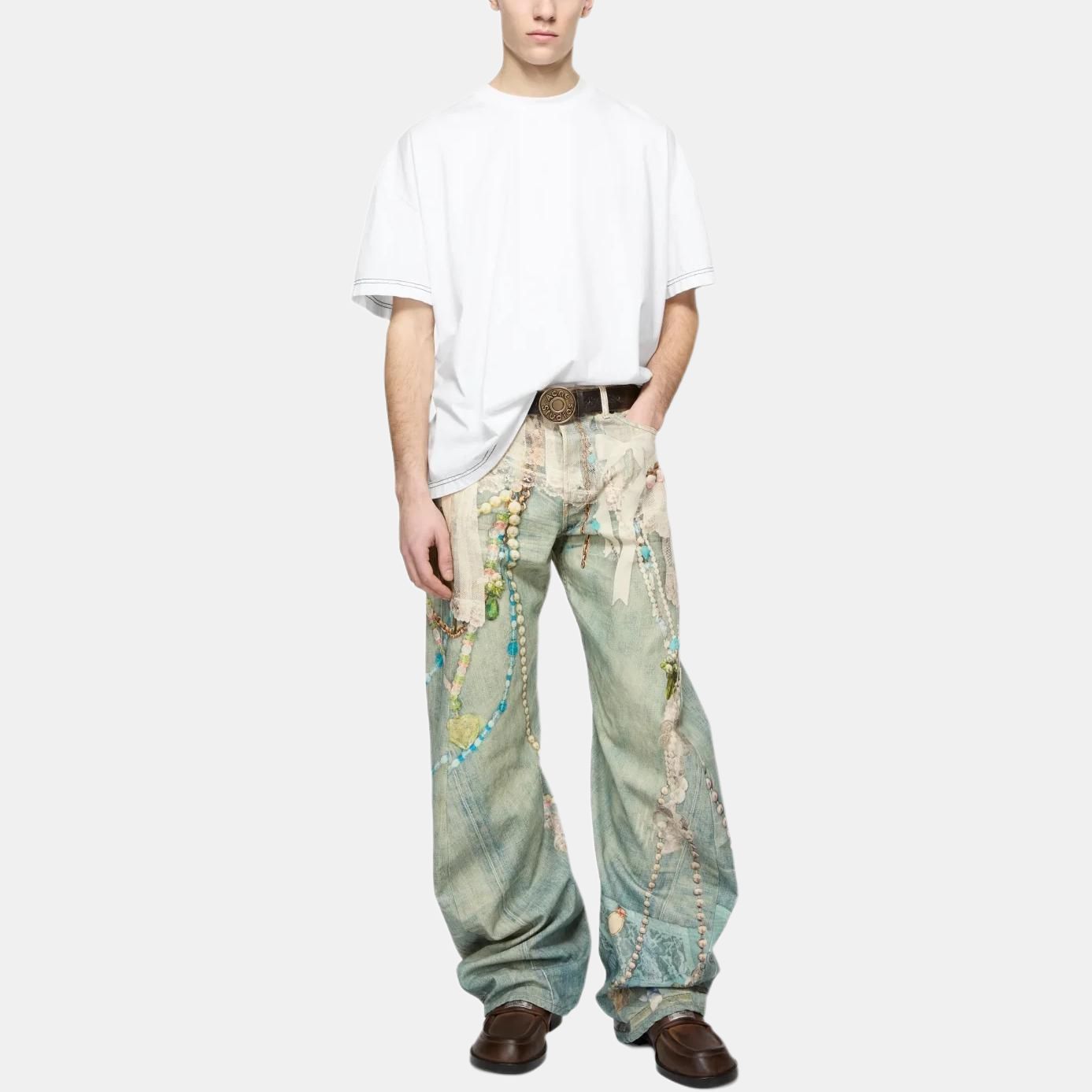 Acne Studios Acne Studios 1981 Embellished Denim Jeans Size 28 Size US 28 / EU 44 - 5 Thumbnail