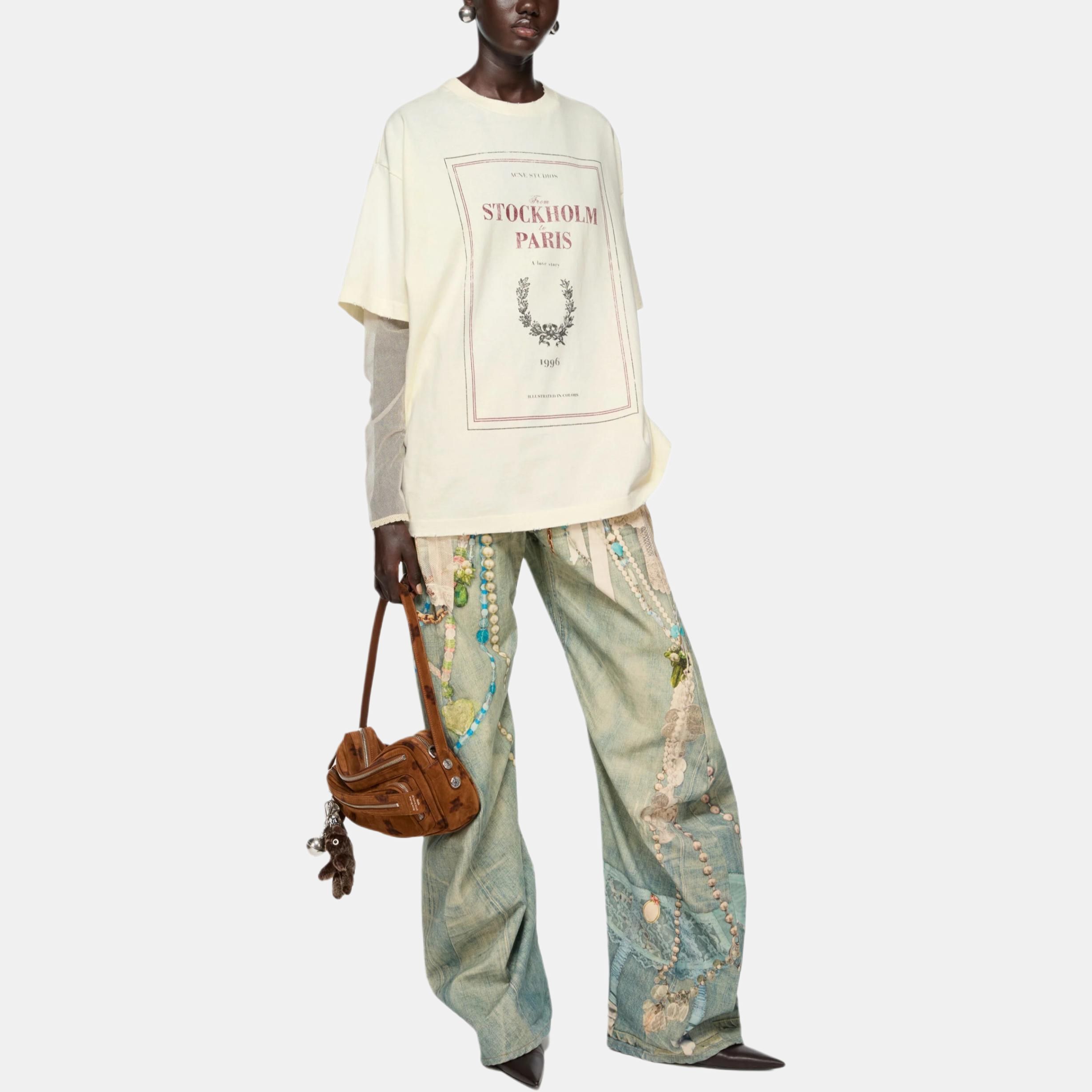 Acne Studios Acne Studios 1981 Embellished Denim Jeans Size 28 Size US 28 / EU 44 - 7 Thumbnail