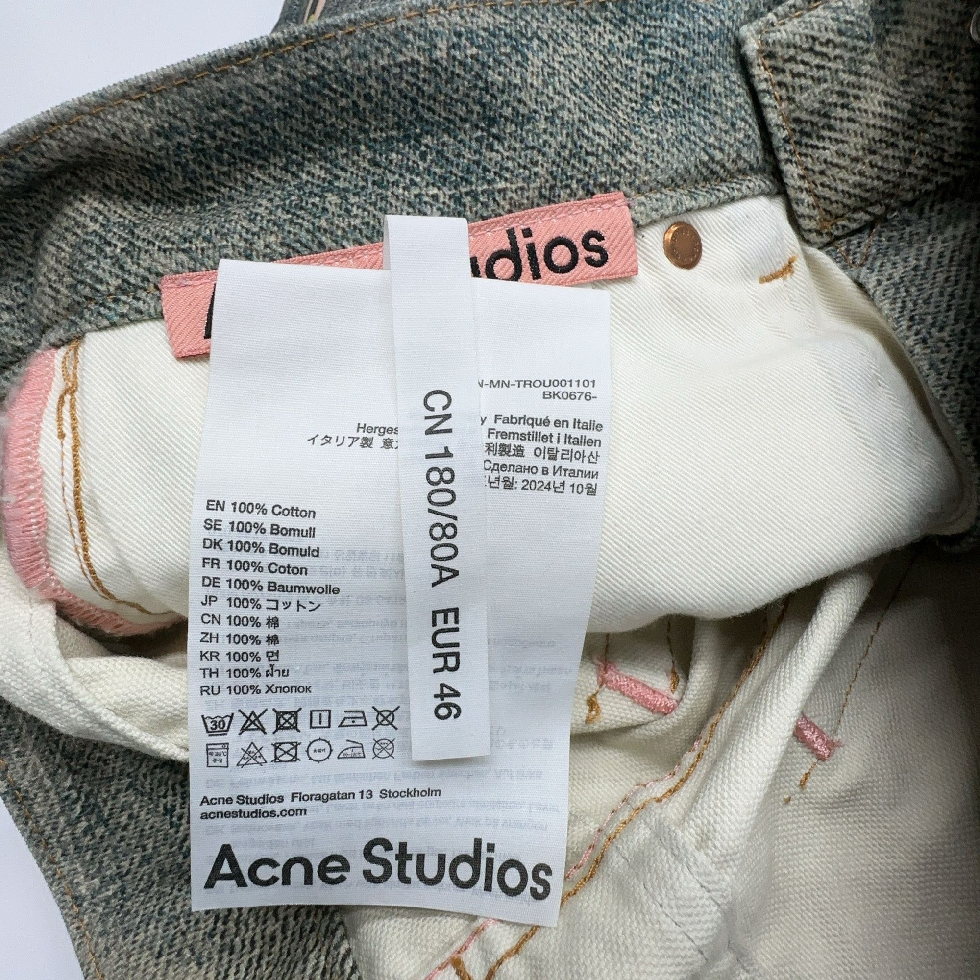 Acne Studios Acne Studios Chain Embellished Denim Jeans Size 30 Size US 30 / EU 46 - 3 Thumbnail