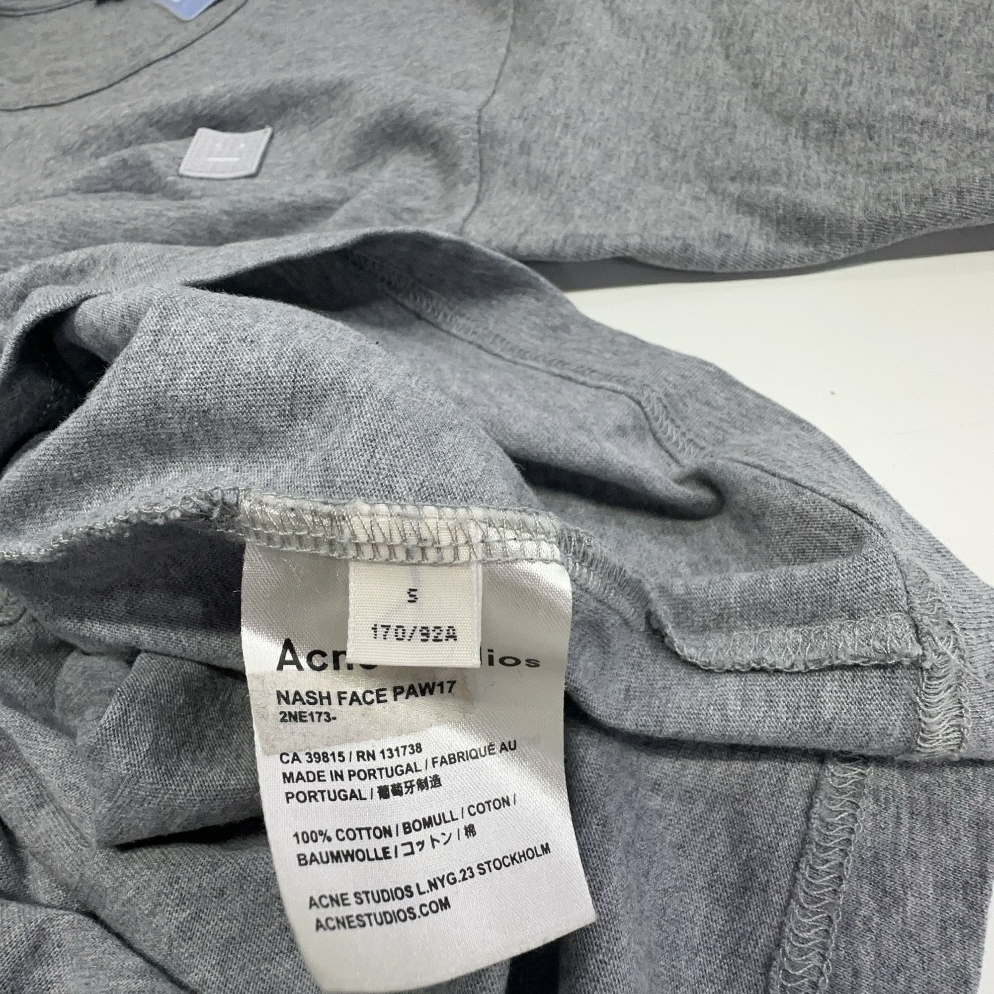 Acne Studios Acne Studios Face Patch T-Shirt Size S Size US S / EU 44-46 / 1 - 3 Thumbnail