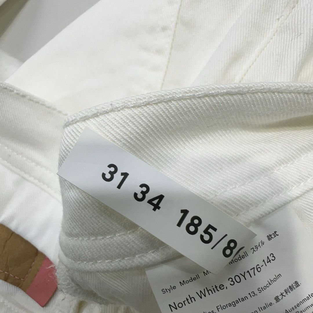 Acne Studios Acne Studios North White Jeans Size 31 Size US 31 - 4 Thumbnail