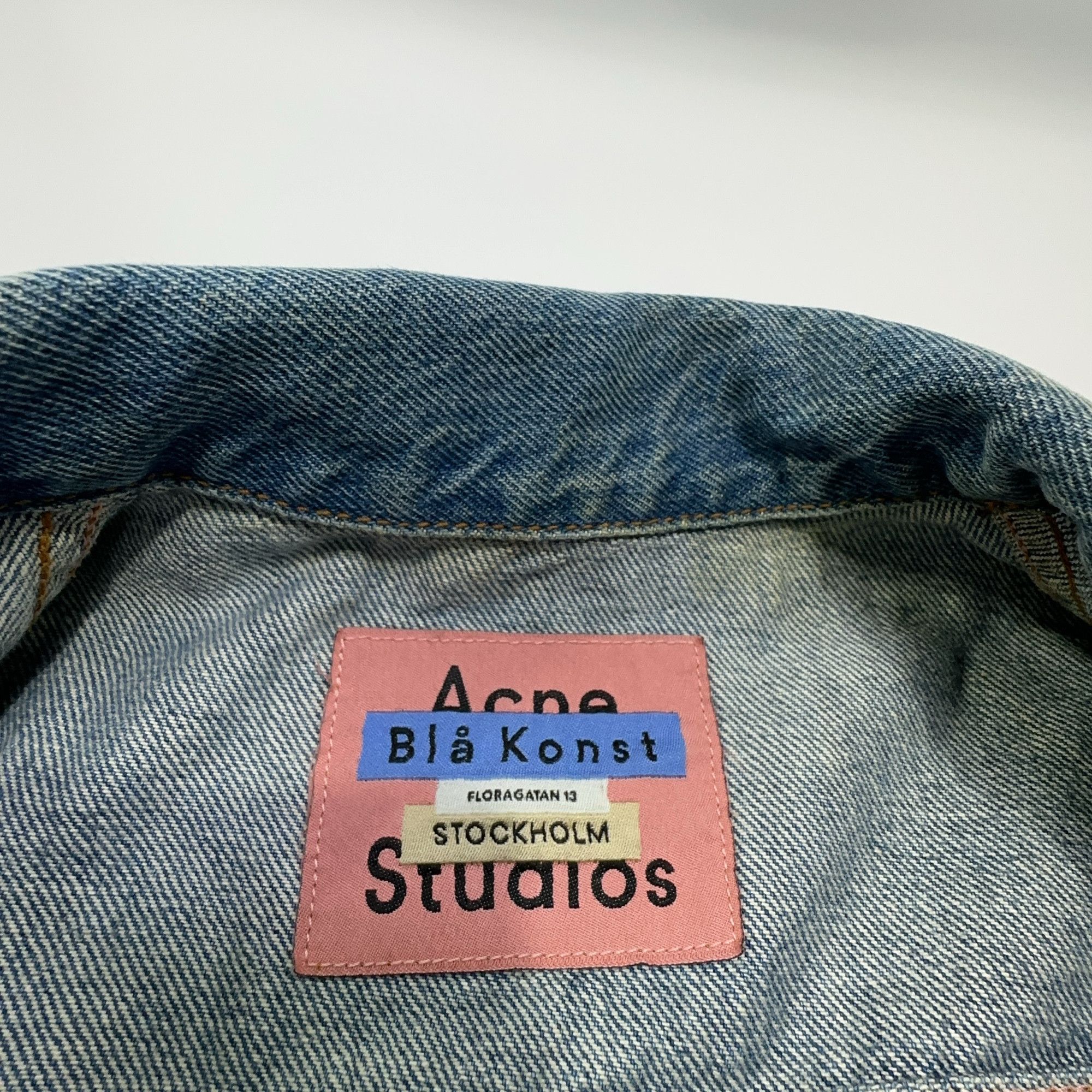 Acne Studios Acne Studios Blå Konst Denim Jacket Size 34 Size XXS / US 00 / IT 34 - 3 Thumbnail