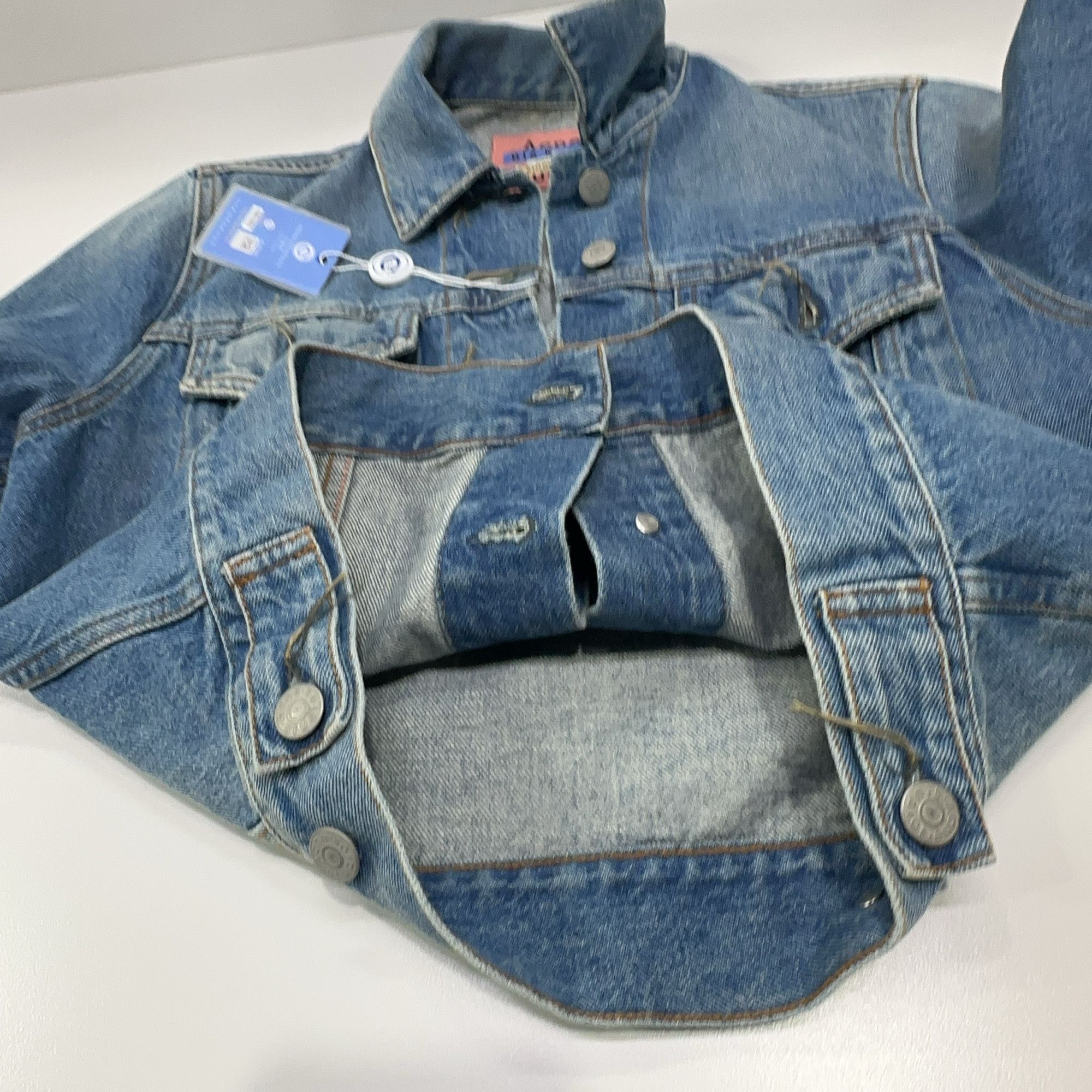 Acne Studios Acne Studios Blå Konst Denim Jacket Size 34 Size XXS / US 00 / IT 34 - 8 Thumbnail