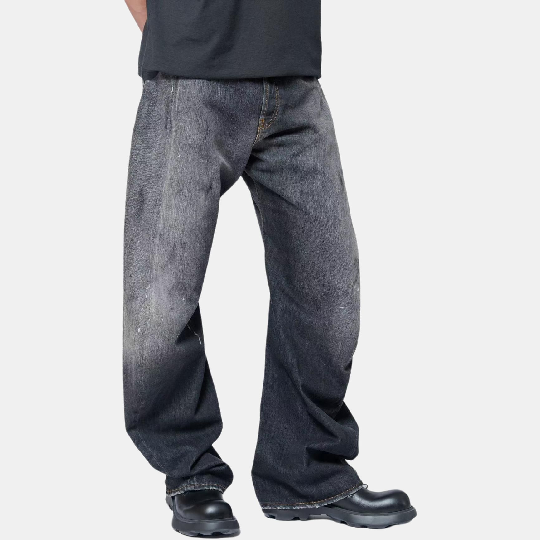 Acne Studios Acne Studios 2006M Paint Splatter Denim Jeans Size 29 Size US 29 - 12 Thumbnail