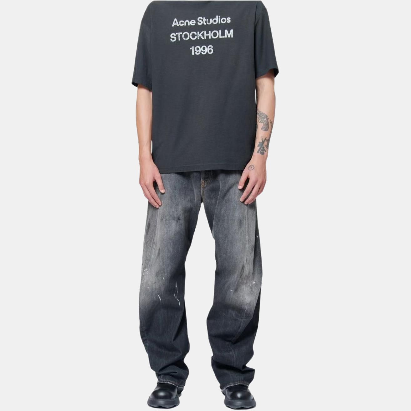 Acne Studios Acne Studios 2006M Paint Splatter Denim Jeans Size 29 Size US 29 - 10 Thumbnail